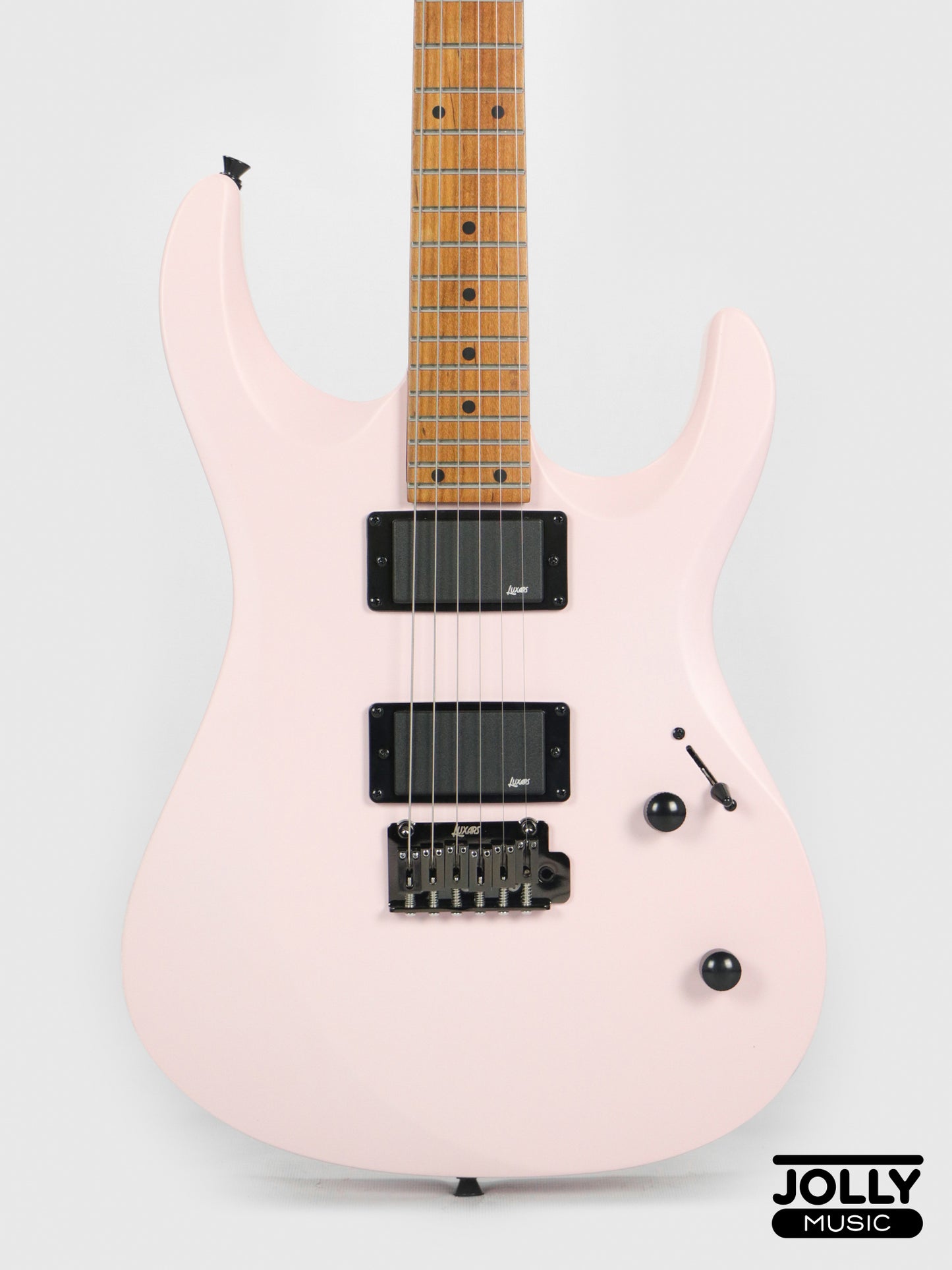 Luxars S-G37-MAX-S Superstrat High Grade Electric Guitar - Pink