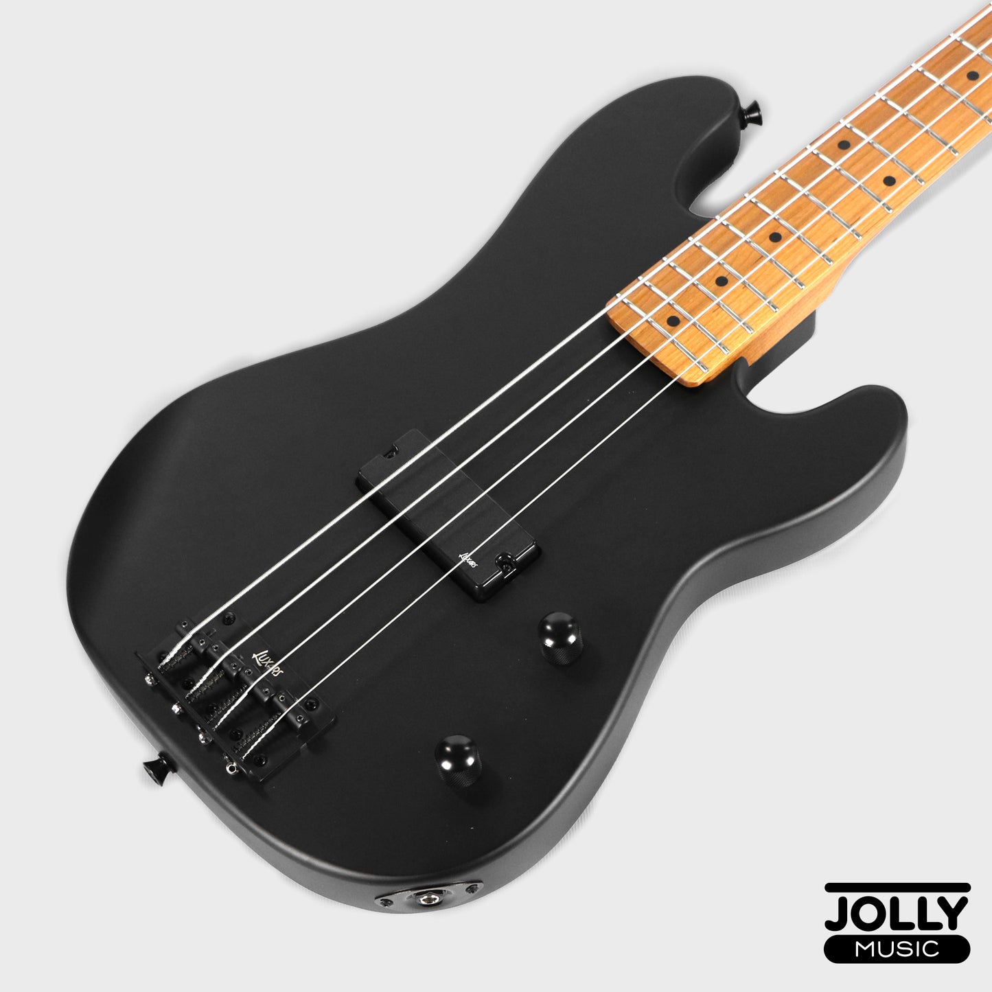 Luxars S-KB20 4-String Mini Bass Guitar - Black