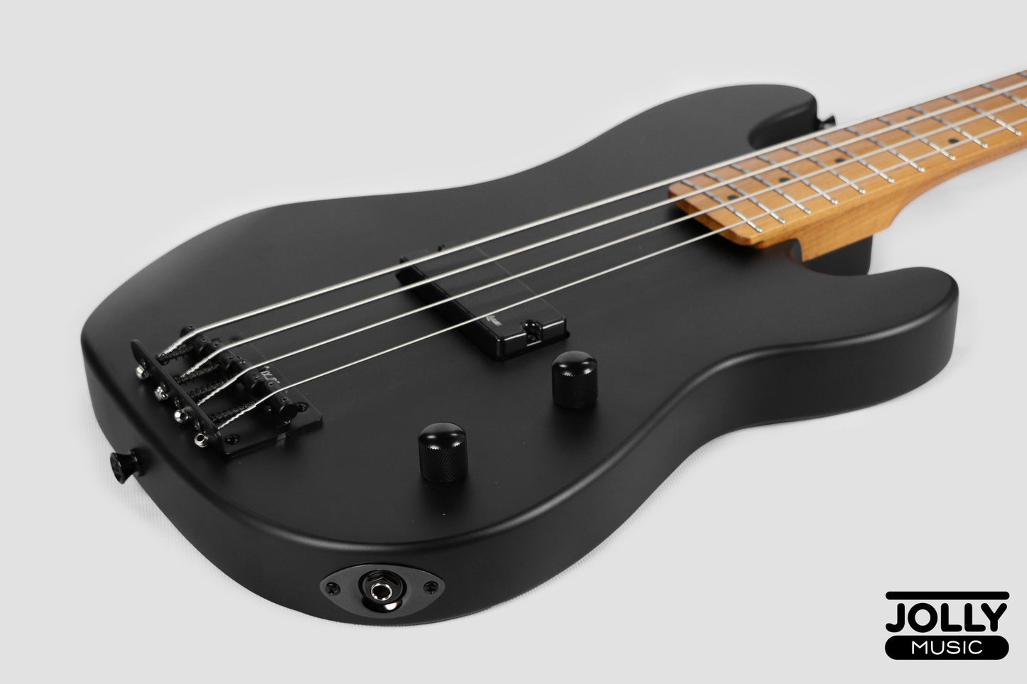 Luxars S-KB20 4-String Mini Bass Guitar - Black