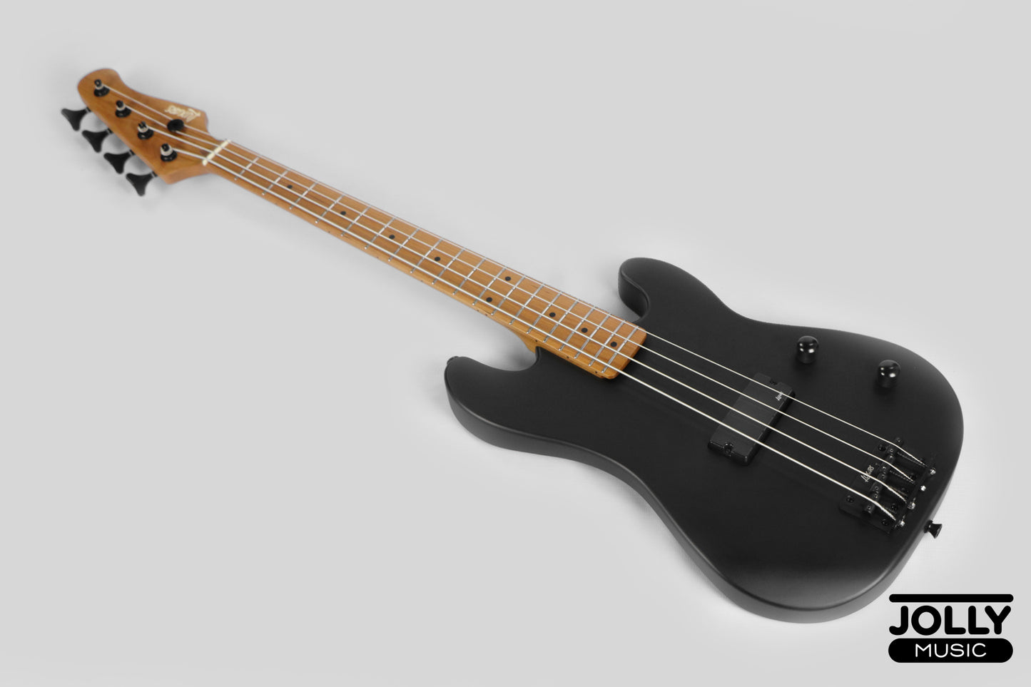 Luxars S-KB20 4-String Mini Bass Guitar - Black