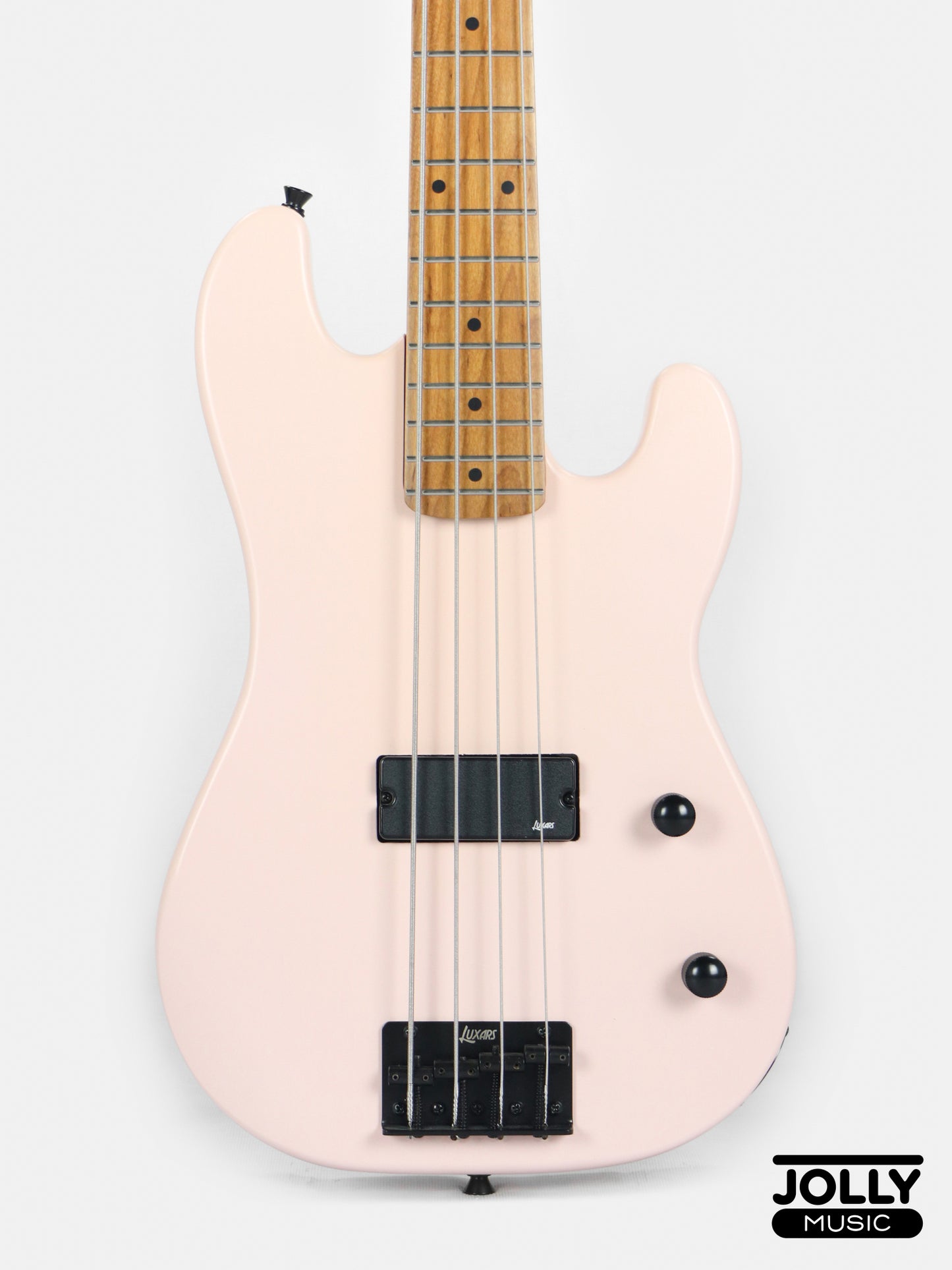 Luxars S-KB20 4-String Mini Bass Guitar - Shell Powder Pink