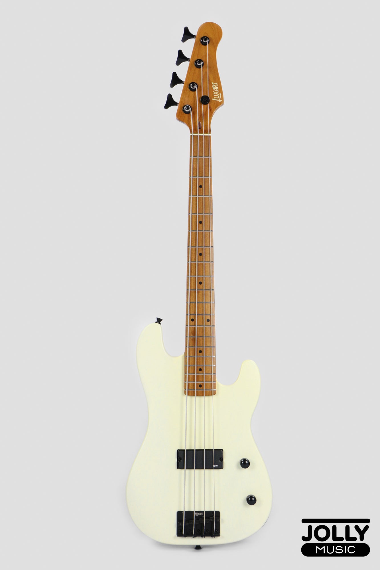 Luxars S-KB20 4-String Mini Bass Guitar - Cream