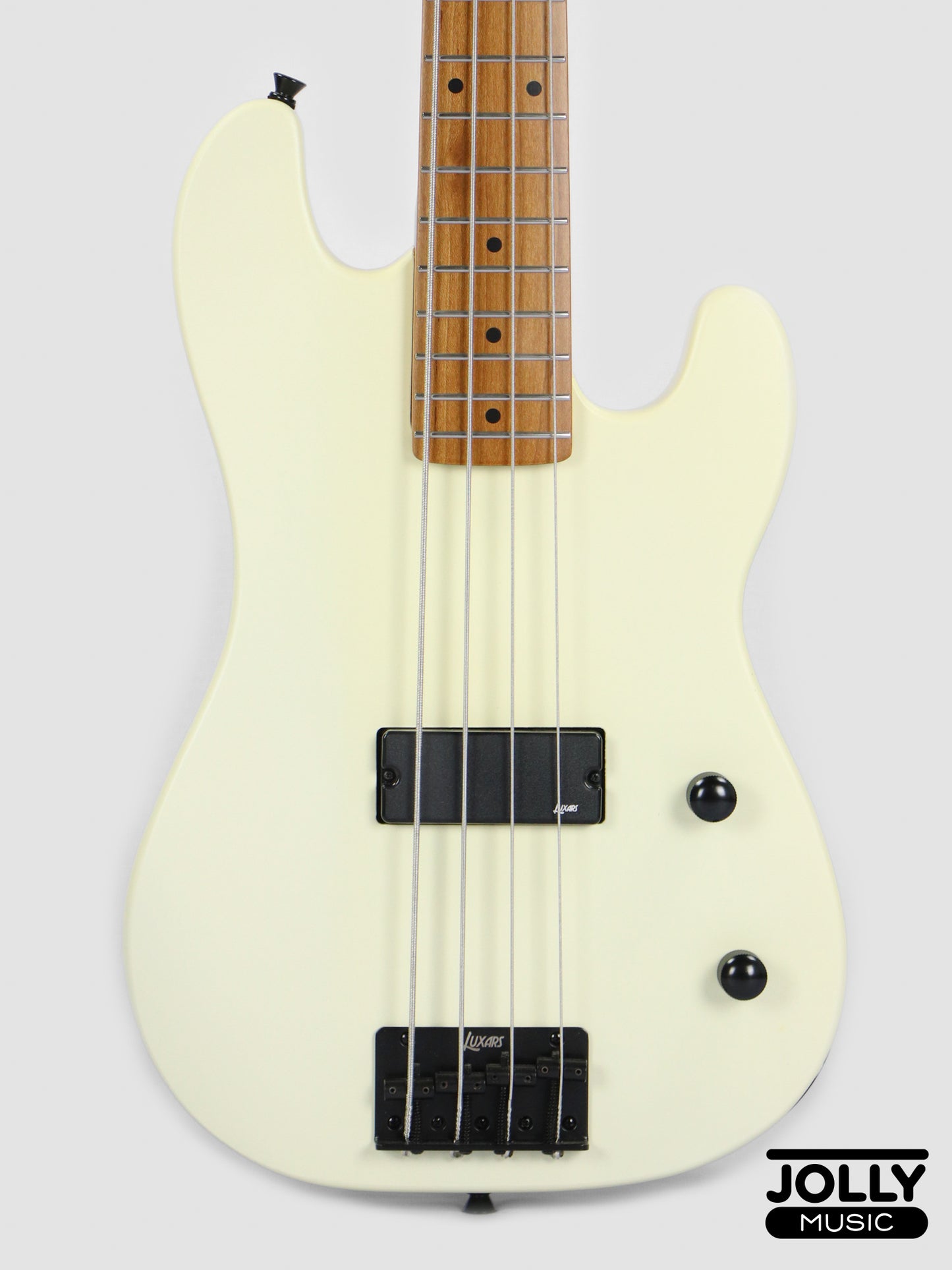 Luxars S-KB20 4-String Mini Bass Guitar - Cream