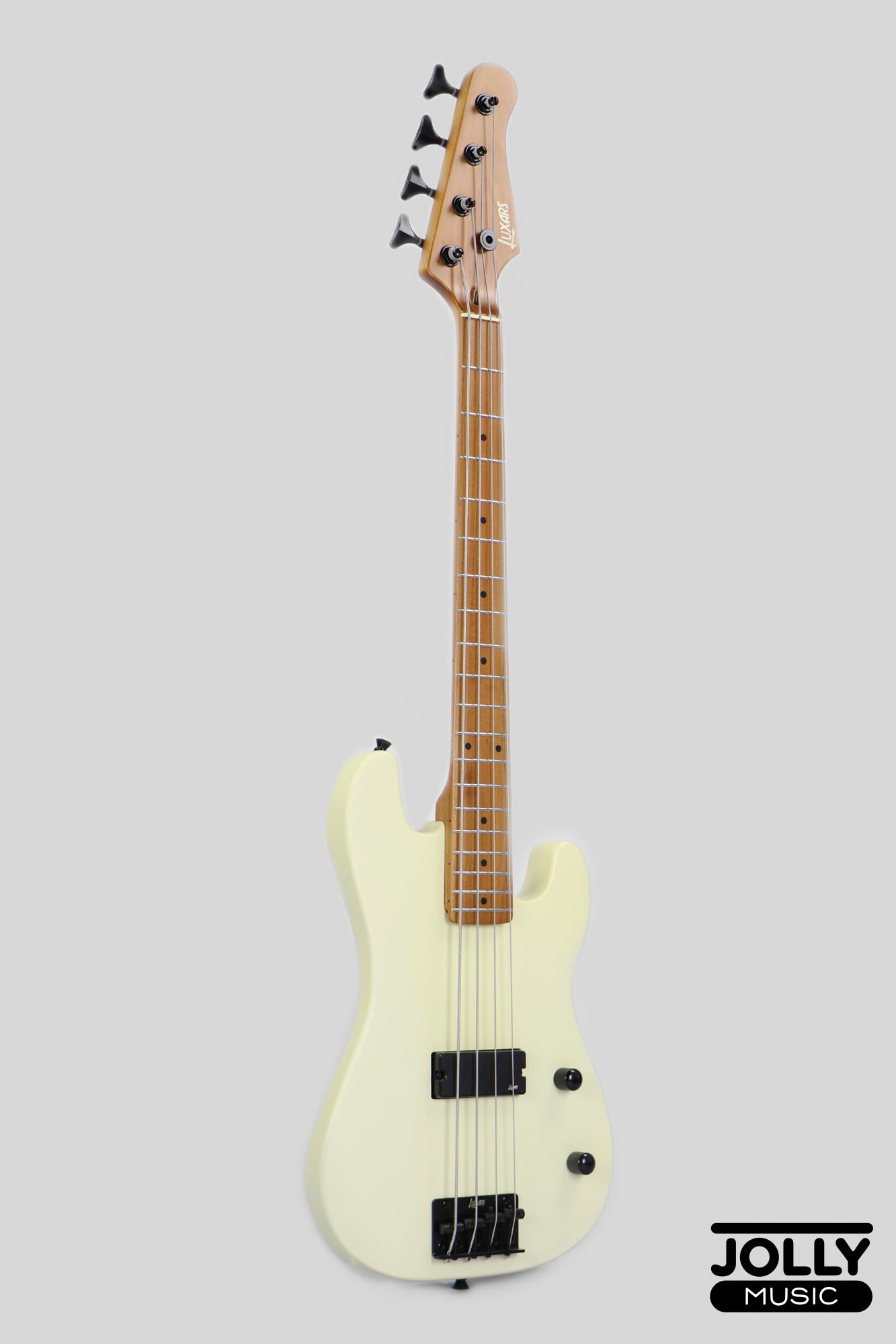 Luxars S-KB20 4-String Mini Bass Guitar - Cream