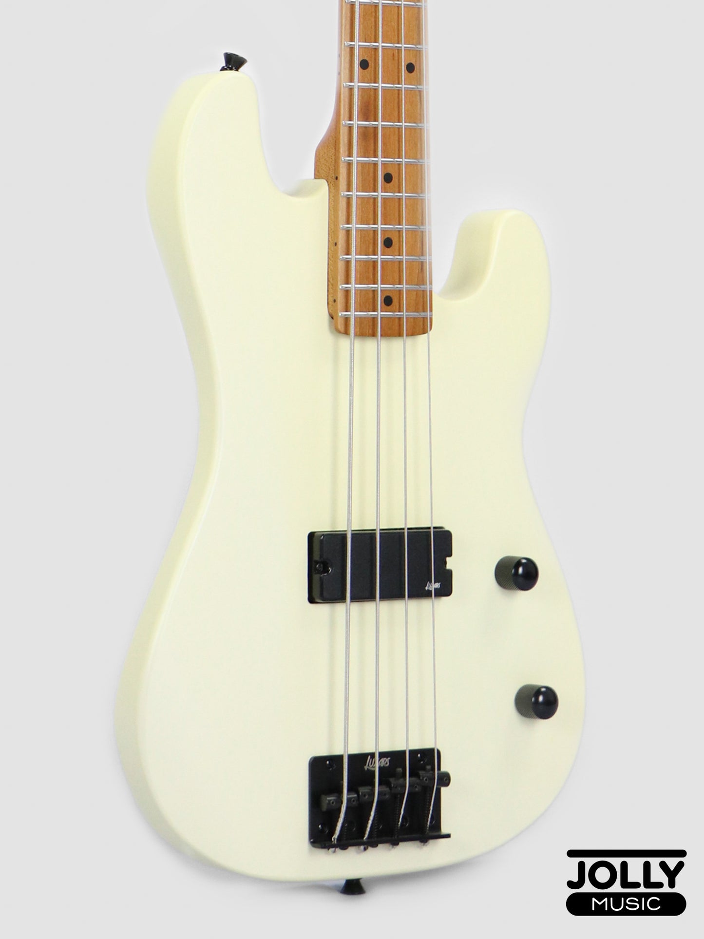 Luxars S-KB20 4-String Mini Bass Guitar - Cream