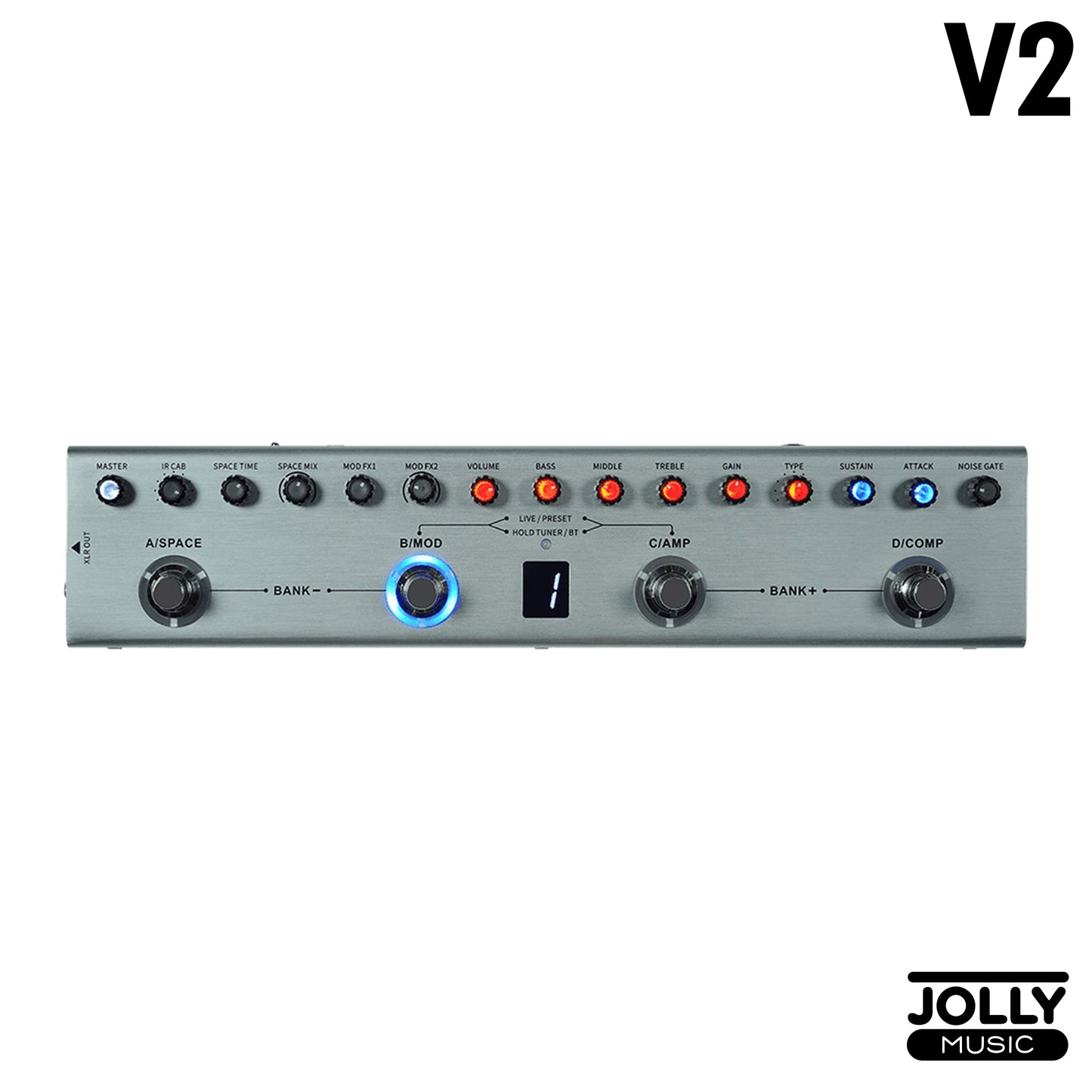 M-VAVE Tank-B V2 Multi-Effects Pedal