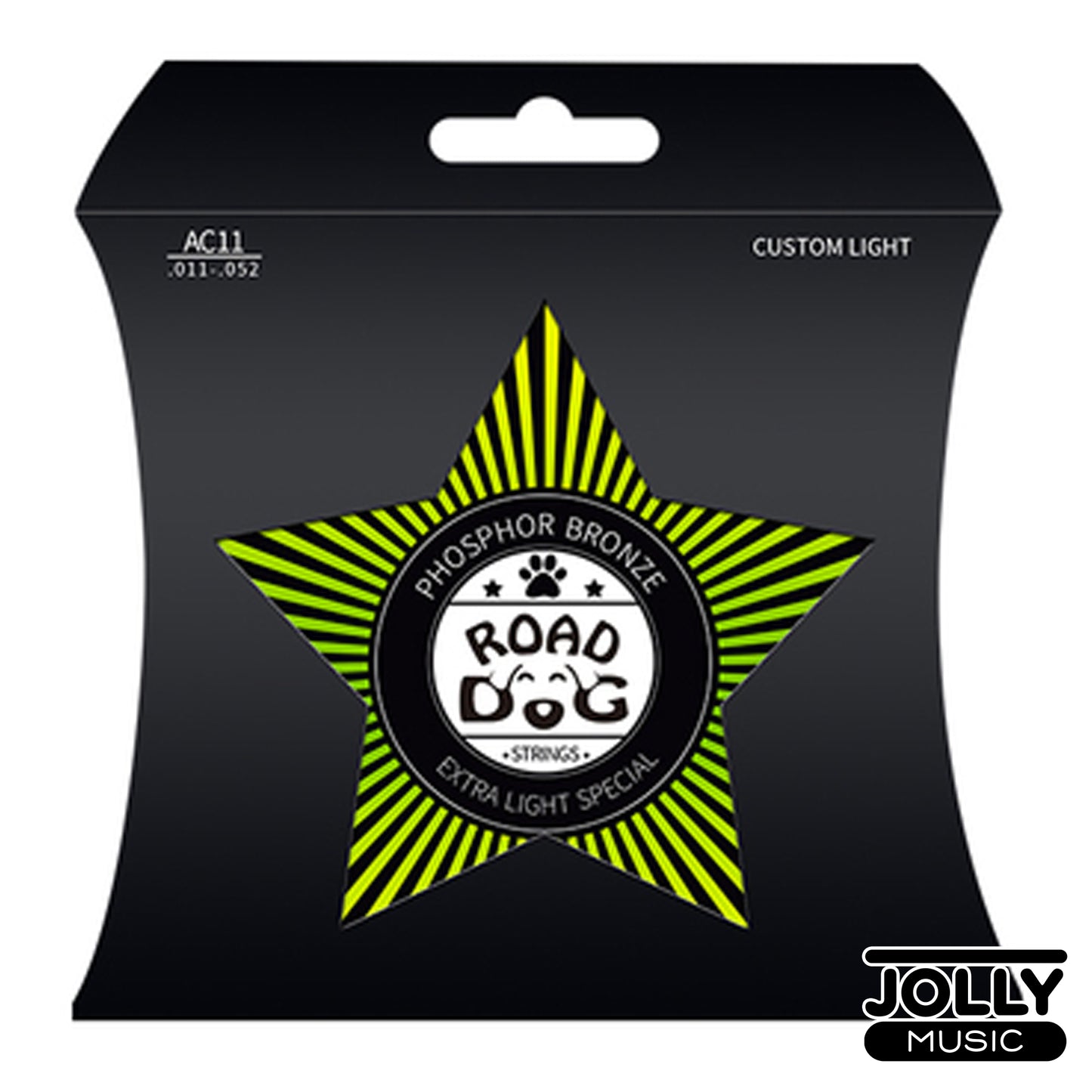 Road Dog AC11 Custom Extra Light Special Phosphor Bronze Acoustic Guitar Strings 11-52 (11 15 24 32 42 52)