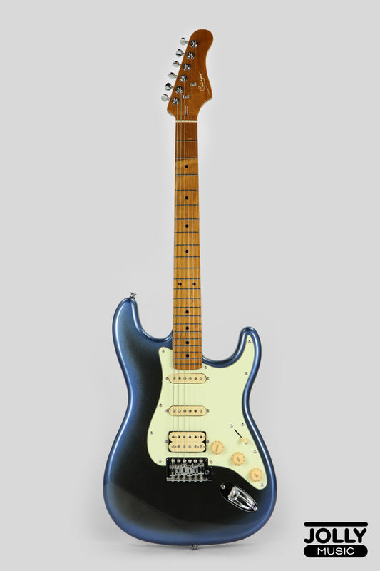 Smiger LG-2 PRO S-Style Electric Guitar High Grade - Dark Blue Burst