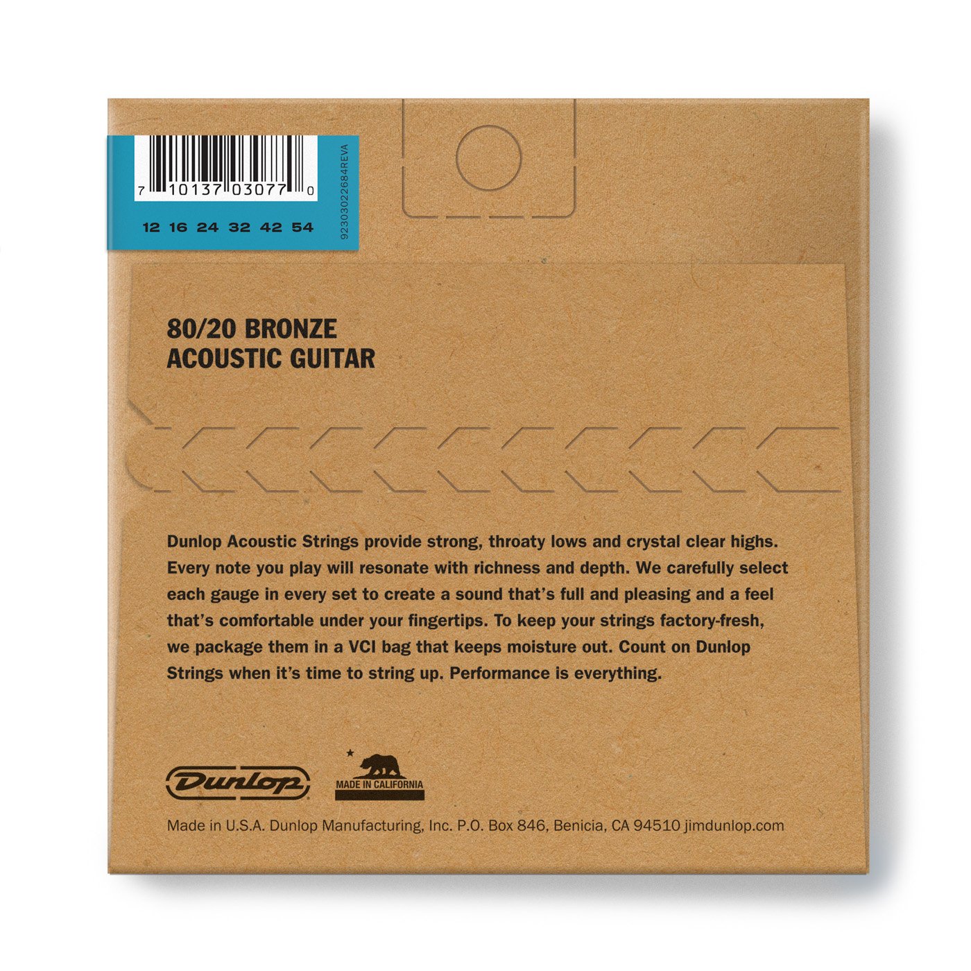 Dunlop 80/20 Bronze Acoustic Guitar Strings - GuitarPusher