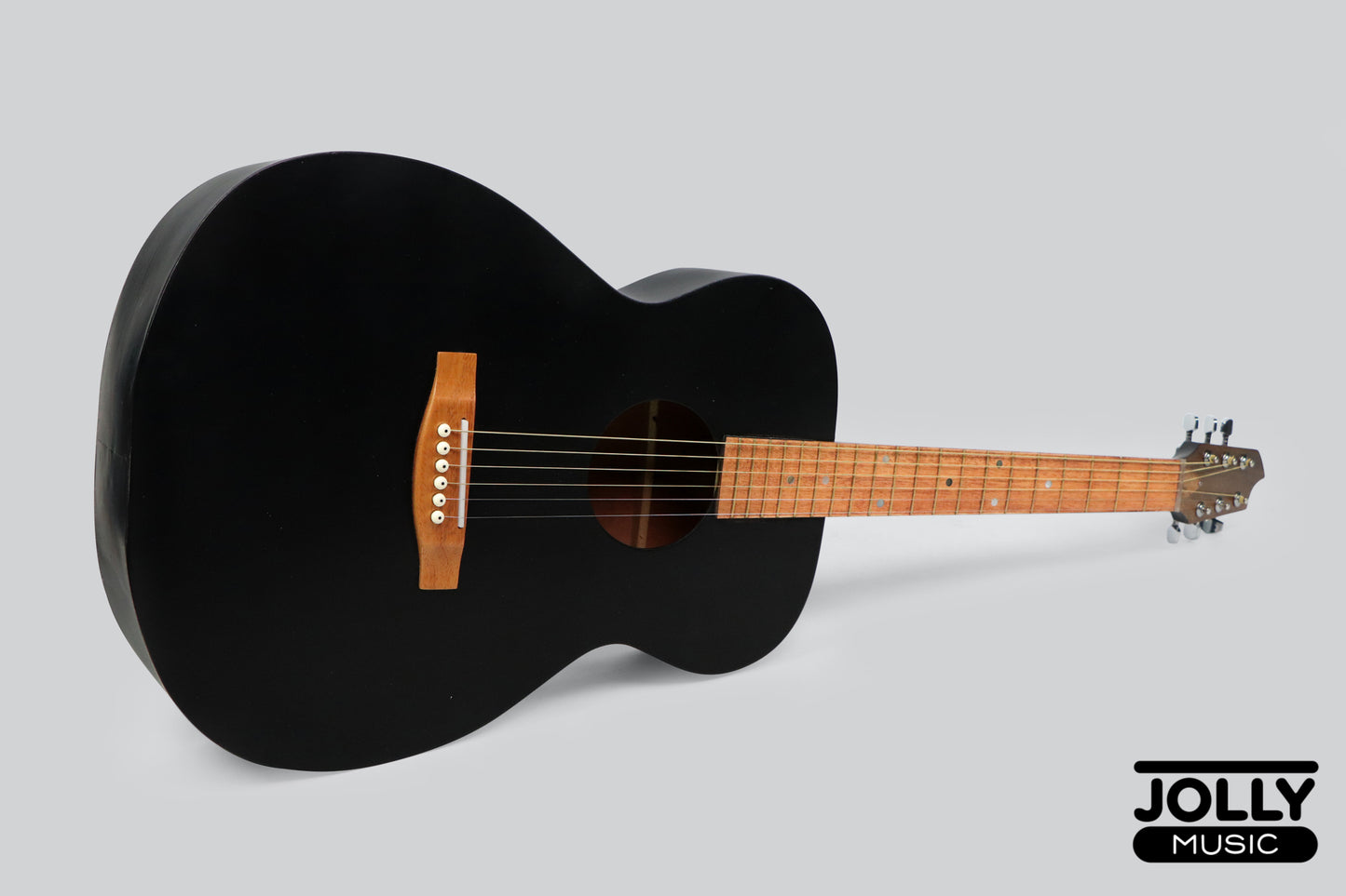 Ferangeli Gel-Series 41-inch OM Acoustic Guitar (Made in Cebu) - Black