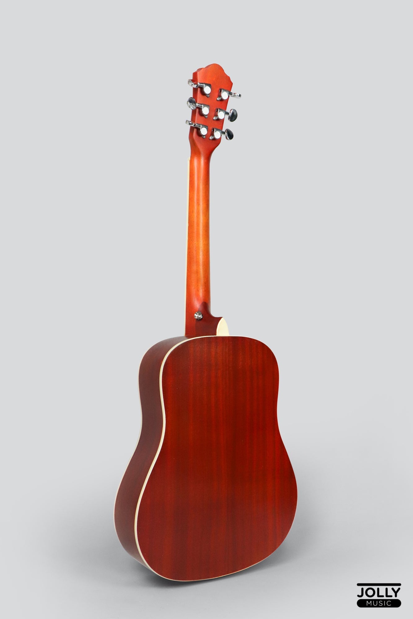 Caravan HS-B1 EQ All-Mahogany Baby Dreadnought Acoustic Electric Guitar