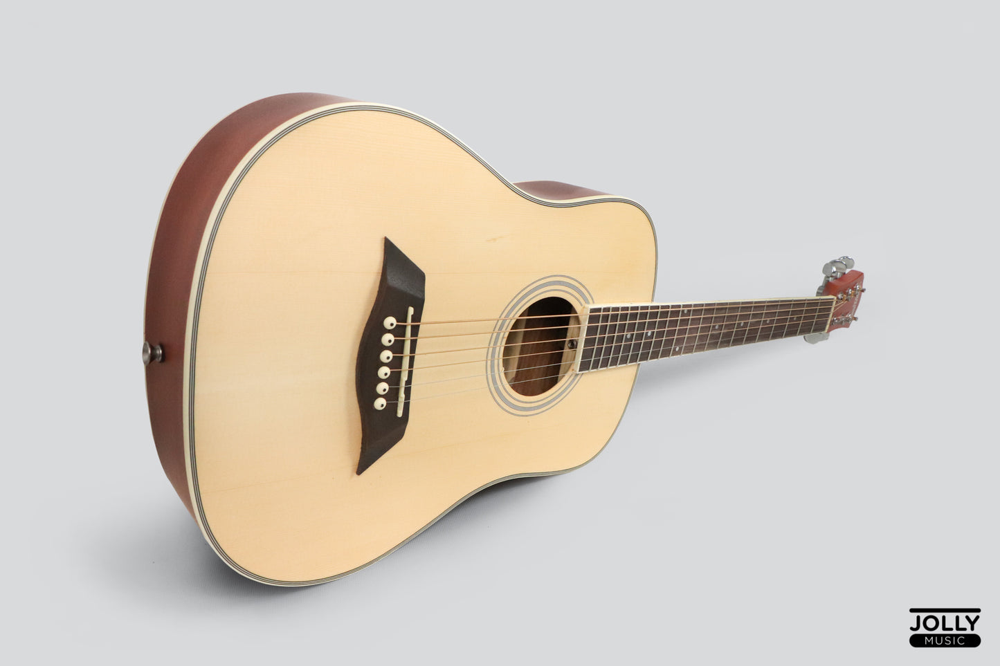 Caravan HS-B2 Spruce Top Baby Dreadnought Acoustic Guitar