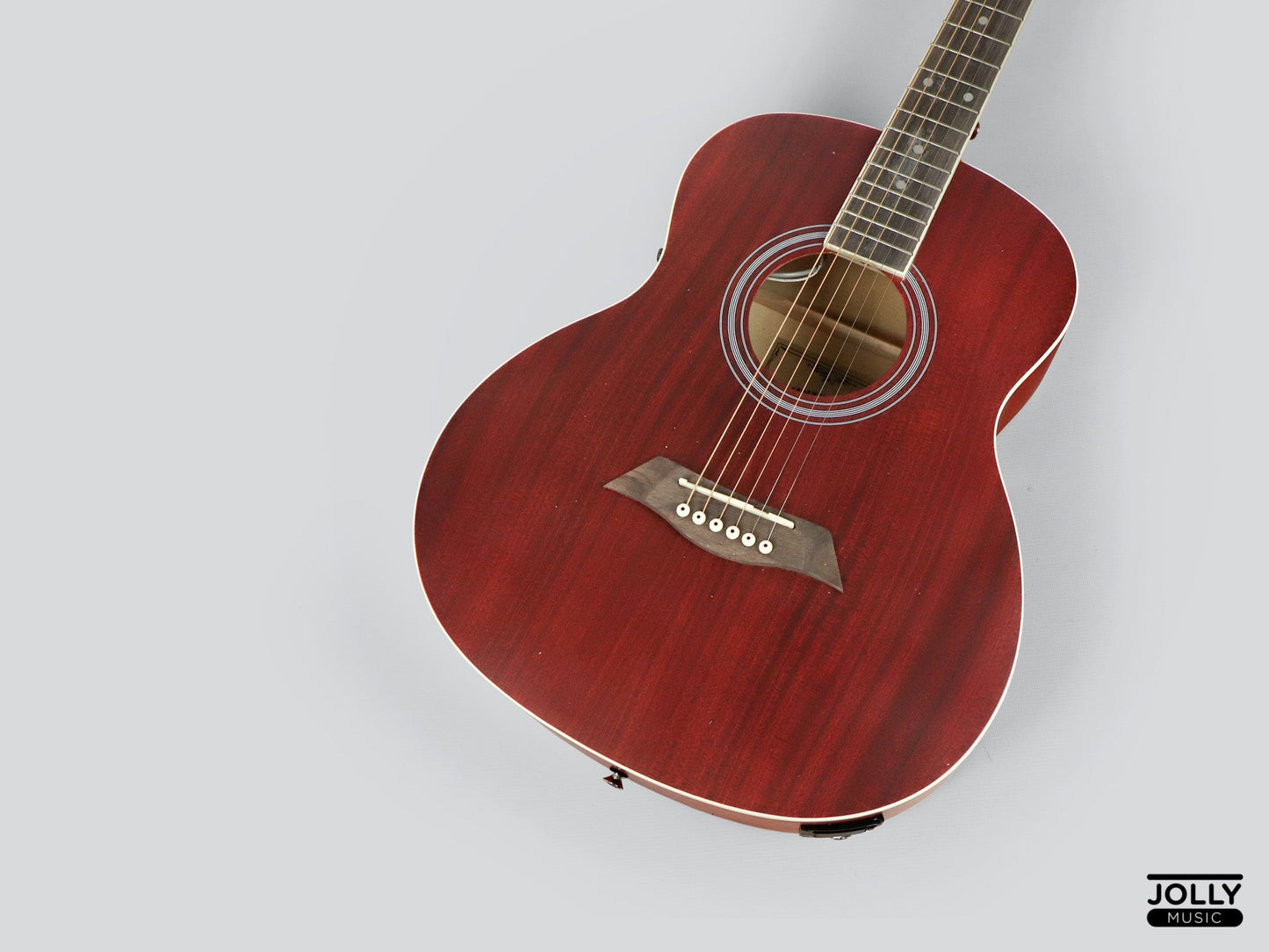 Caravan HS-MINI 2 EQ Travel Baby GS Acoustic Electric Guitar with FREE Gigbag