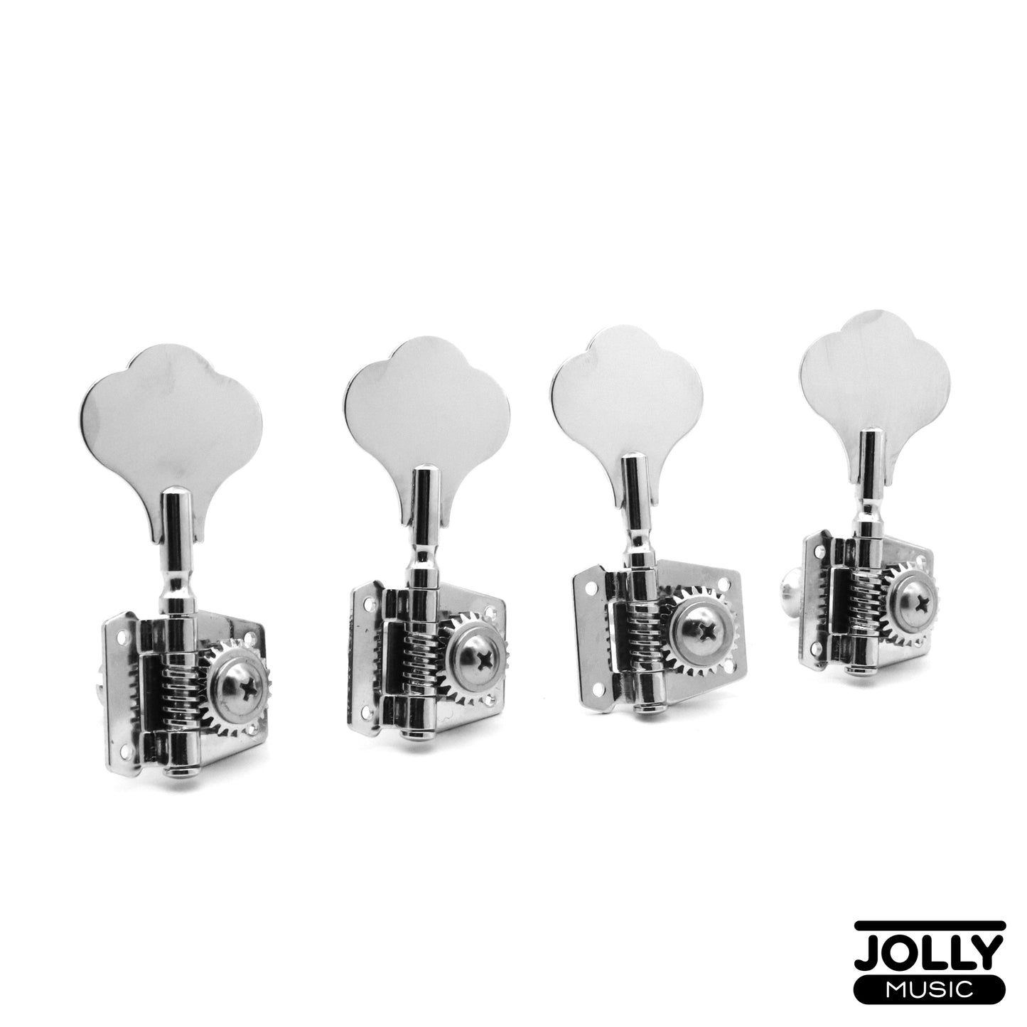 Dream Maker KB-2 4-String Bass Guitar Machine Head Set Vintage Style - Chrome