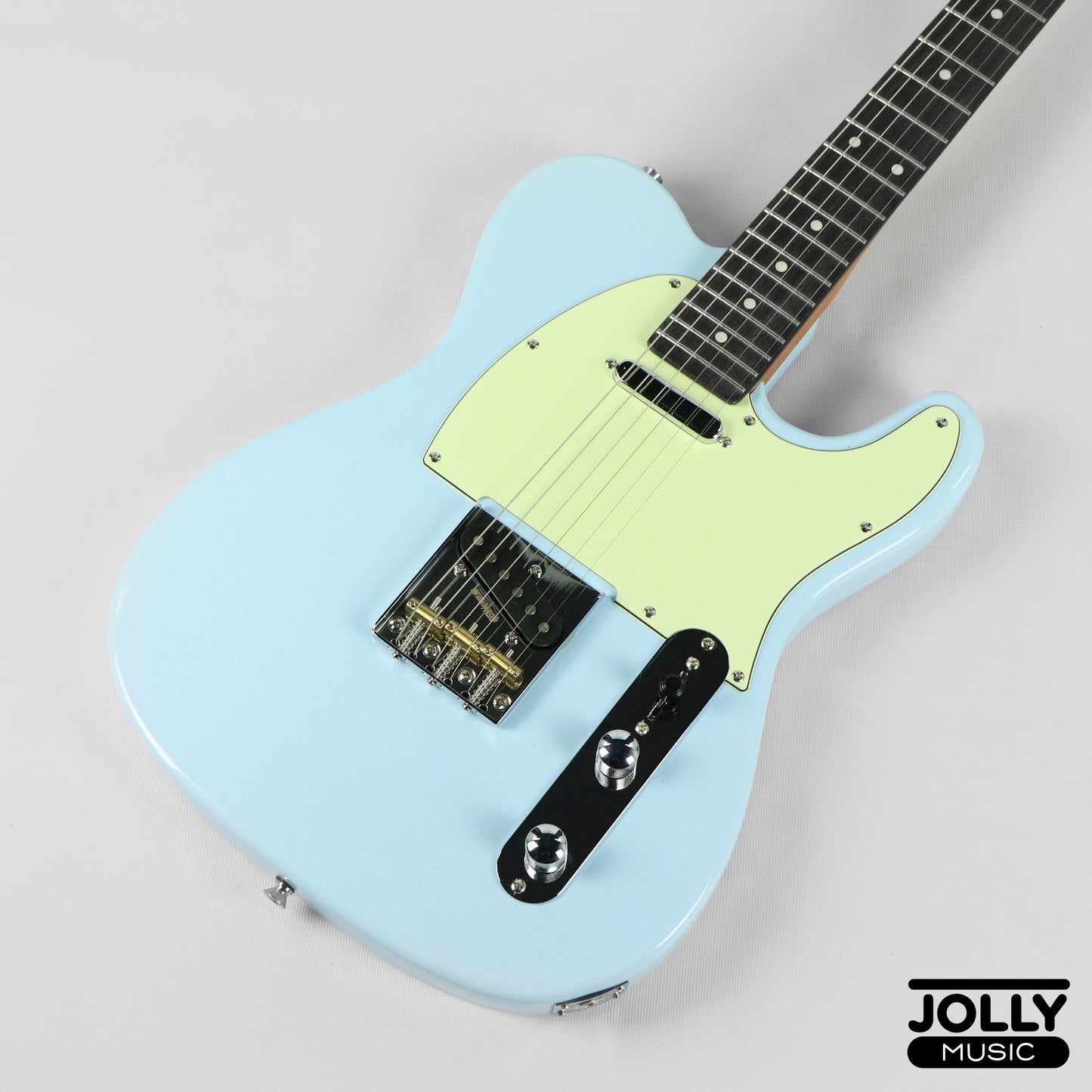 JCraft Vintage Series T-3V T-Style Electric Guitar - Sonic Blue