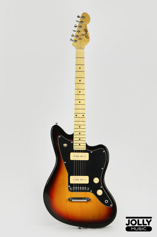 JCraft JZ-1 Offset Electric Guitar - Sunburst