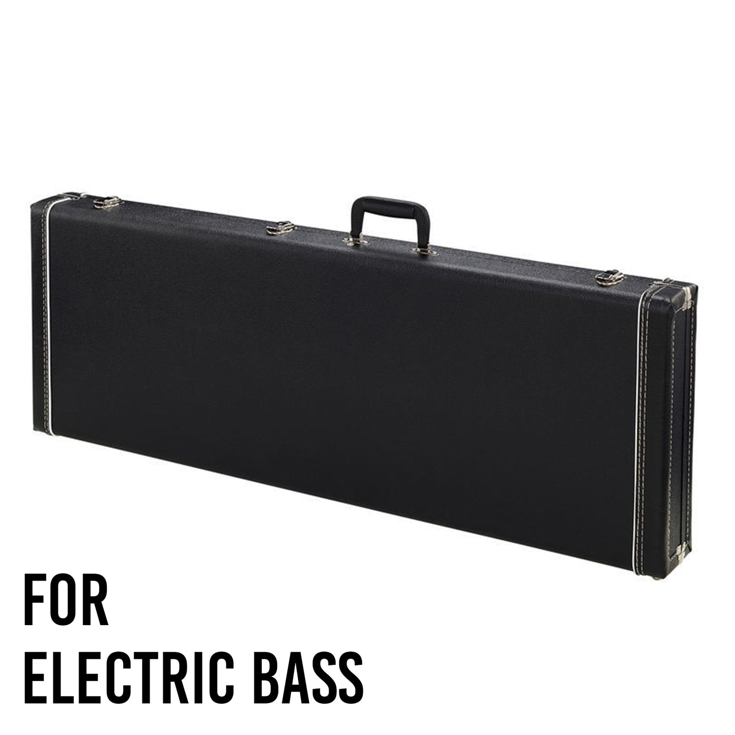 G-Craft GCBA Rectangular Hard Case for Bass Guitar (Black)