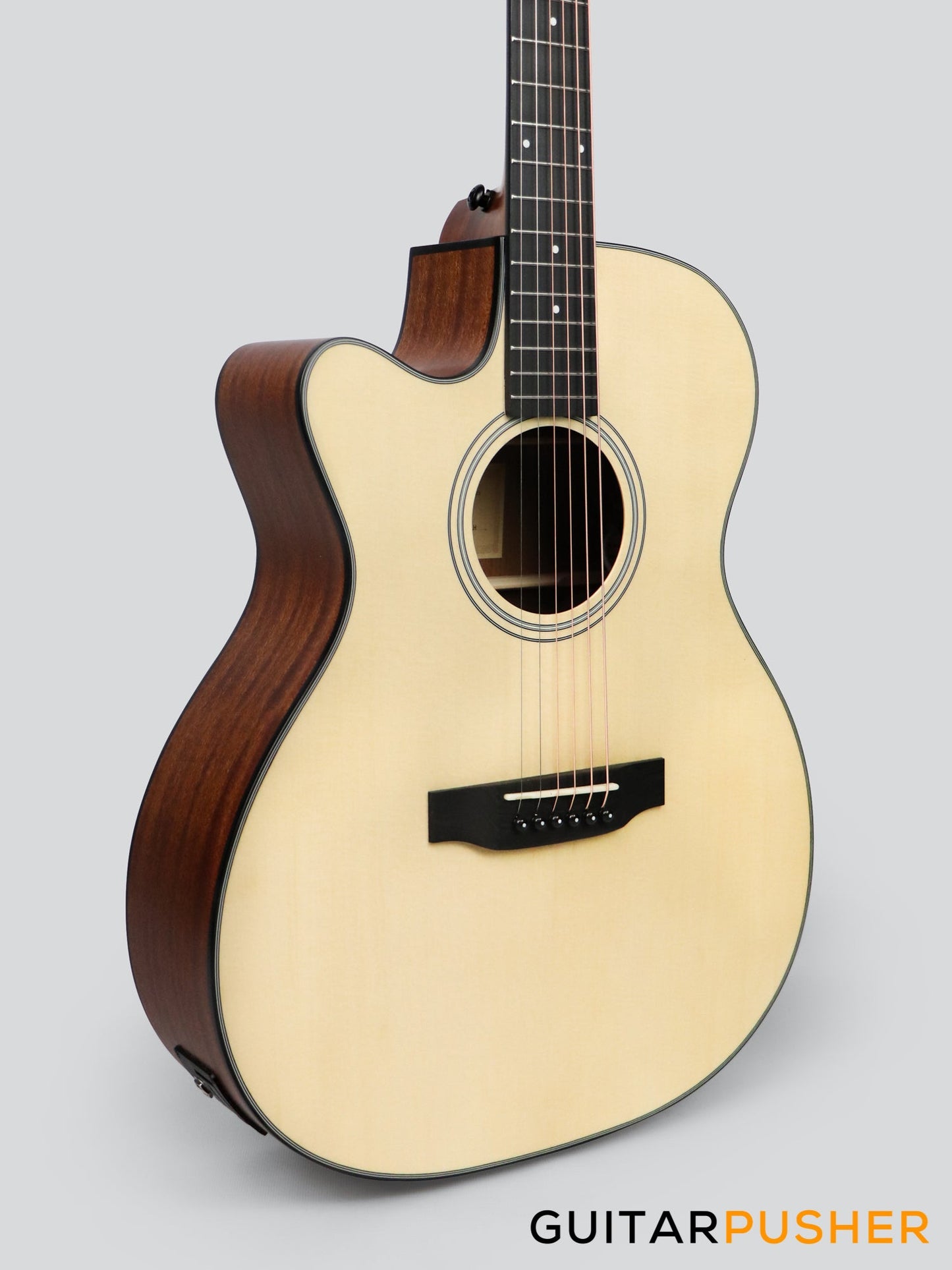 Phoebus PG-20ce v3 OM (3rd Gen.) Acoustic-Electric Guitar w/ Gig Bag - LEFT HAND