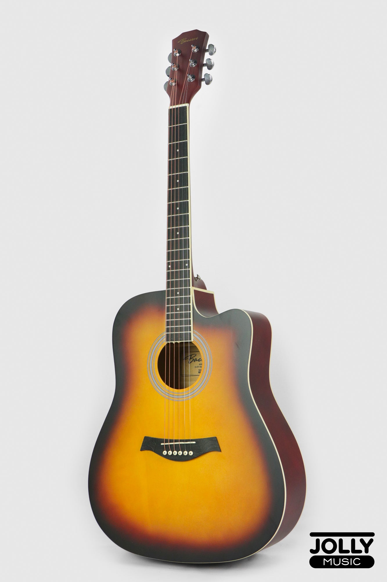 Baccero 41" Guitar KT-41Y Truss Rod w/ Case, 3 Picks, Tuner, Capo - Sunburst