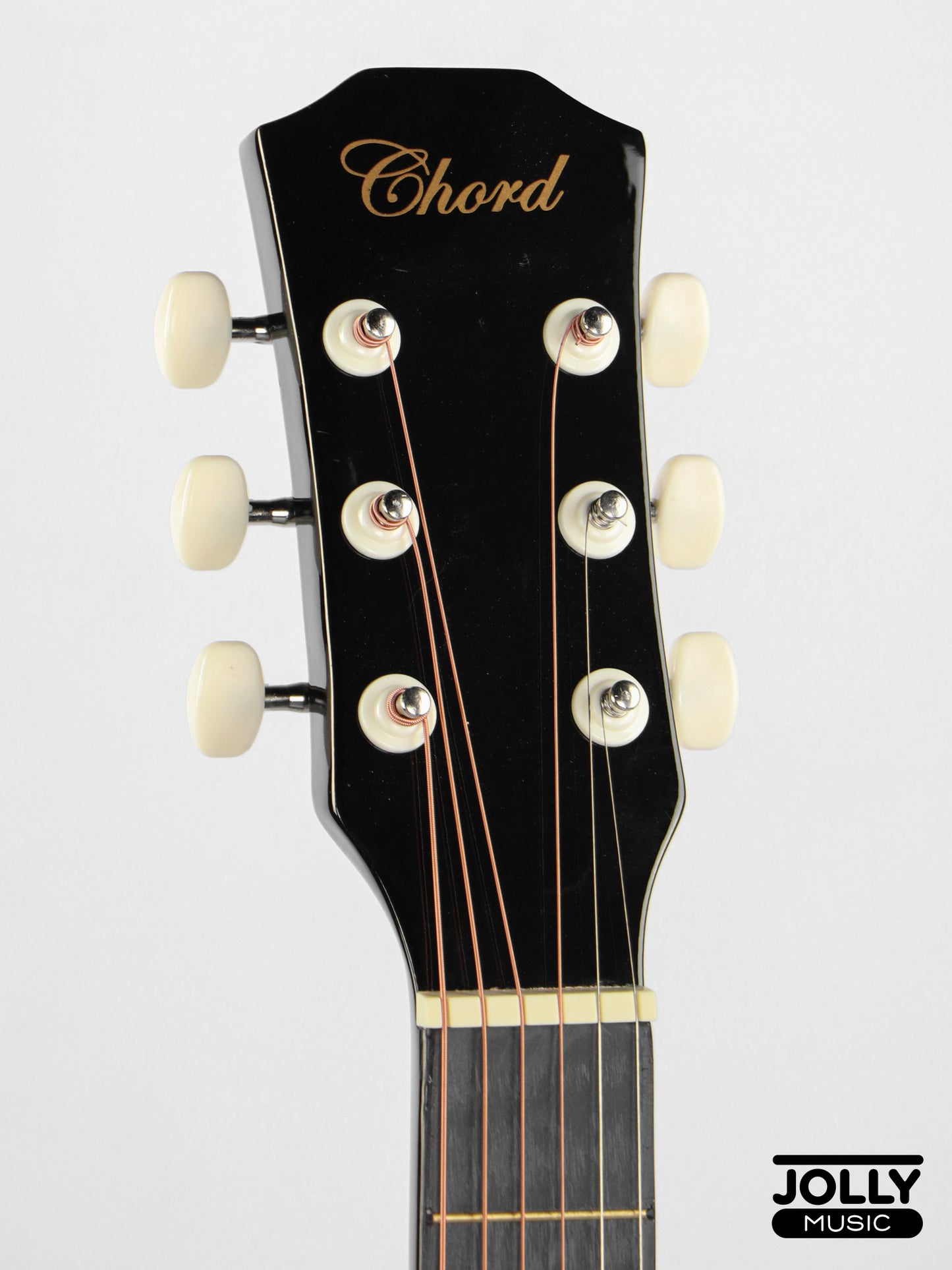 Chard 3850C Acoustic Guitar w/ Truss Rod & Bag - Black