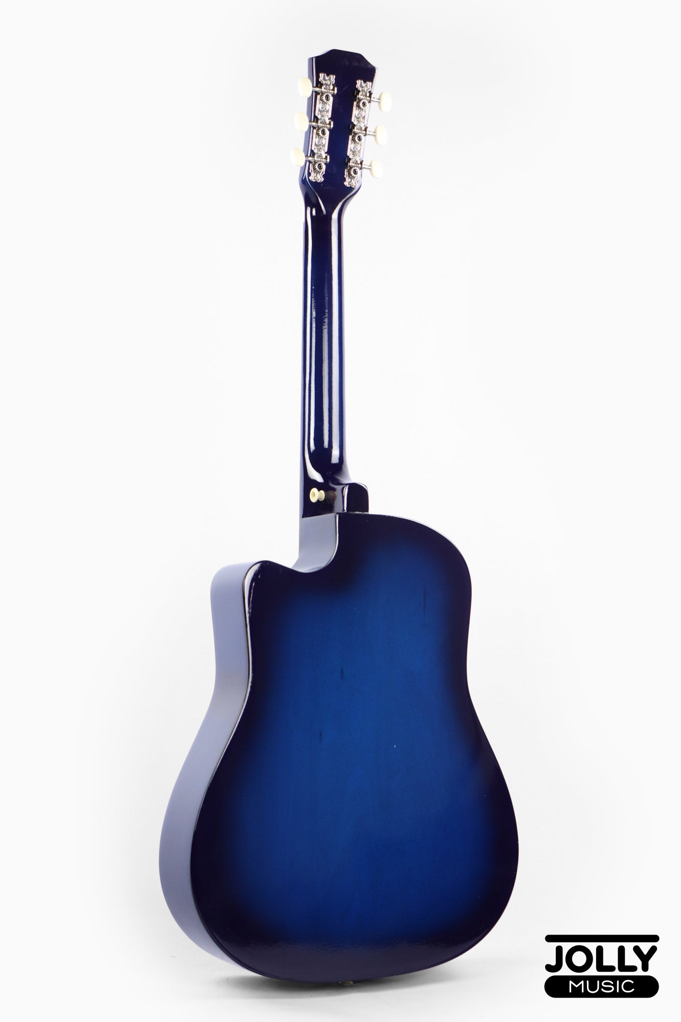 Chard 3850C Acoustic Guitar w/ Truss Rod & Bag - Blue Burst