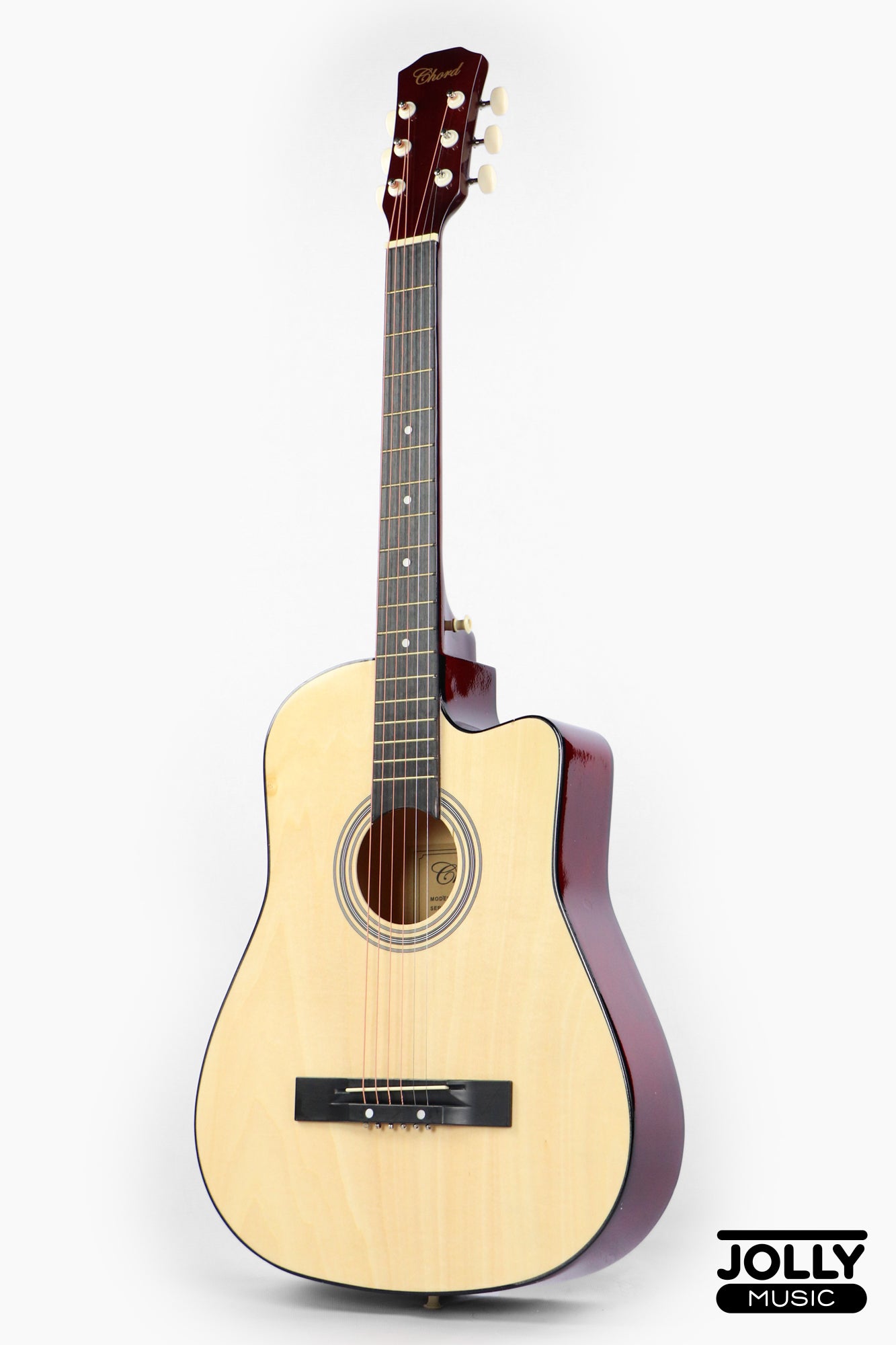 Chard 3850C Acoustic Guitar w/ Truss Rod & Bag - Natural