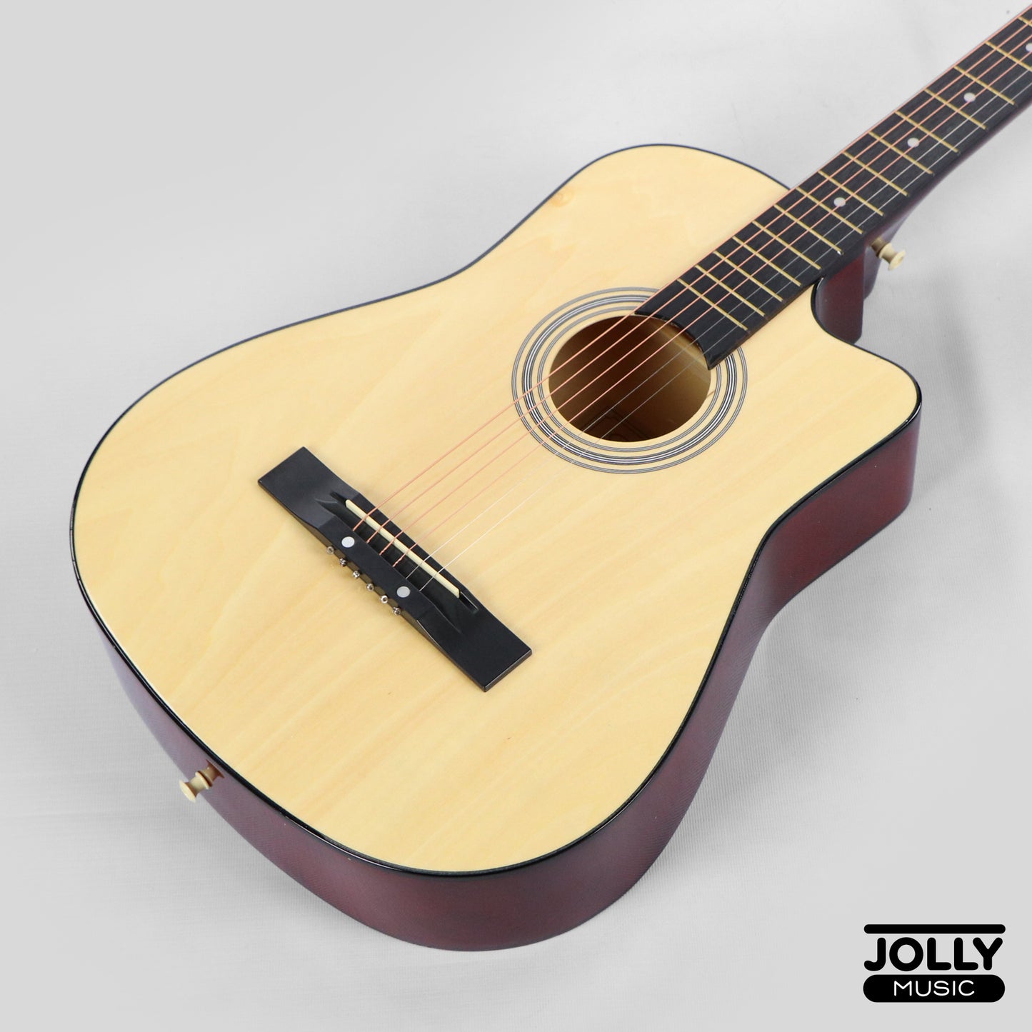 Chard 3850C Acoustic Guitar w/ Truss Rod & Bag - Natural