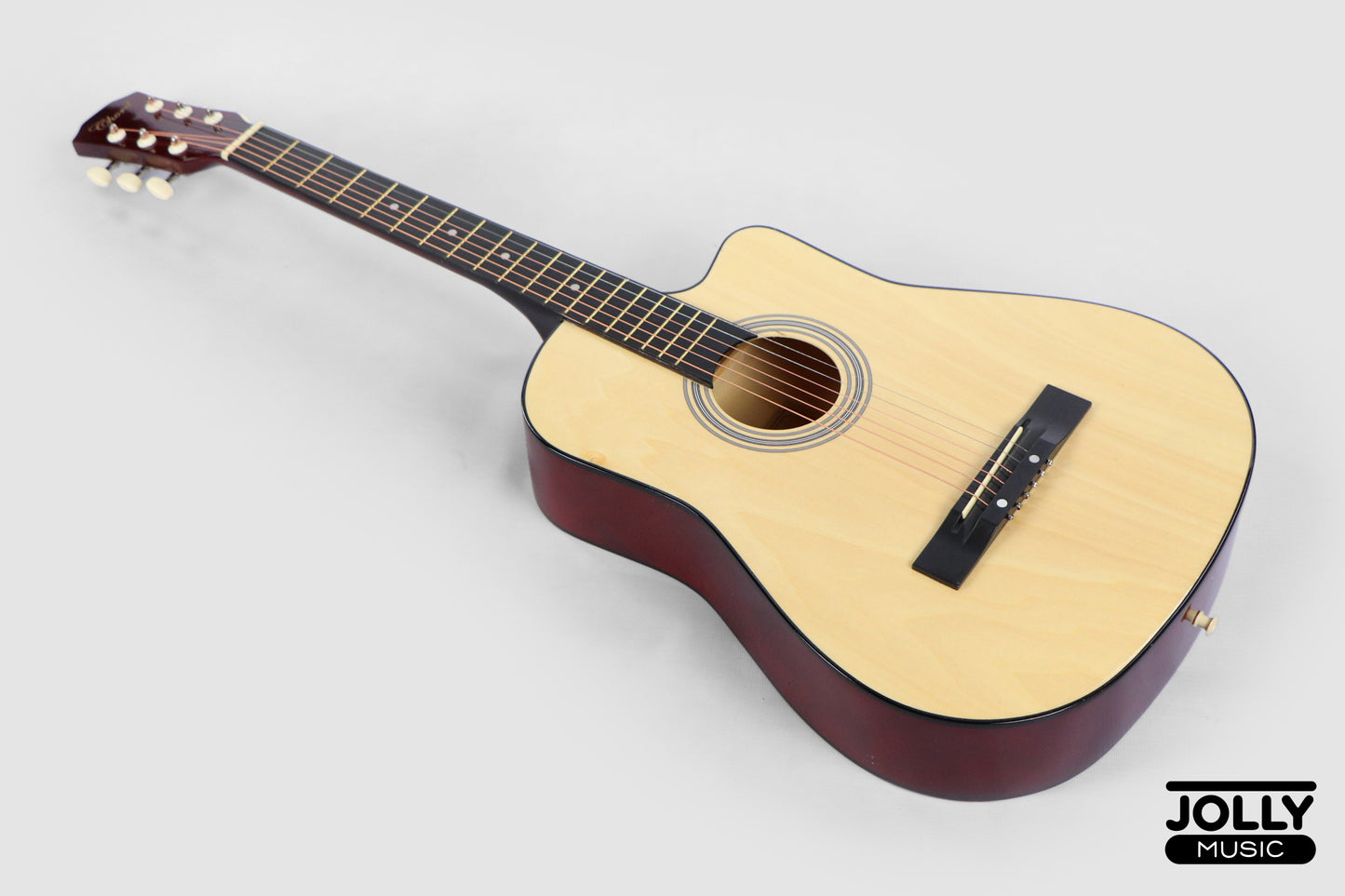 Chard 3850C Acoustic Guitar w/ Truss Rod & Bag - Natural