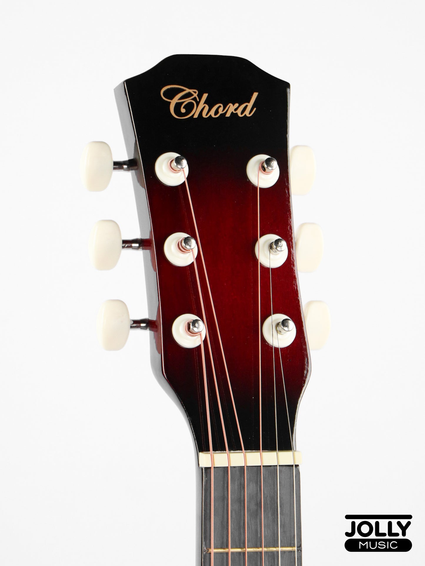 Chard 3850C Acoustic Guitar w/ Truss Rod & Bag - Red Sunburst