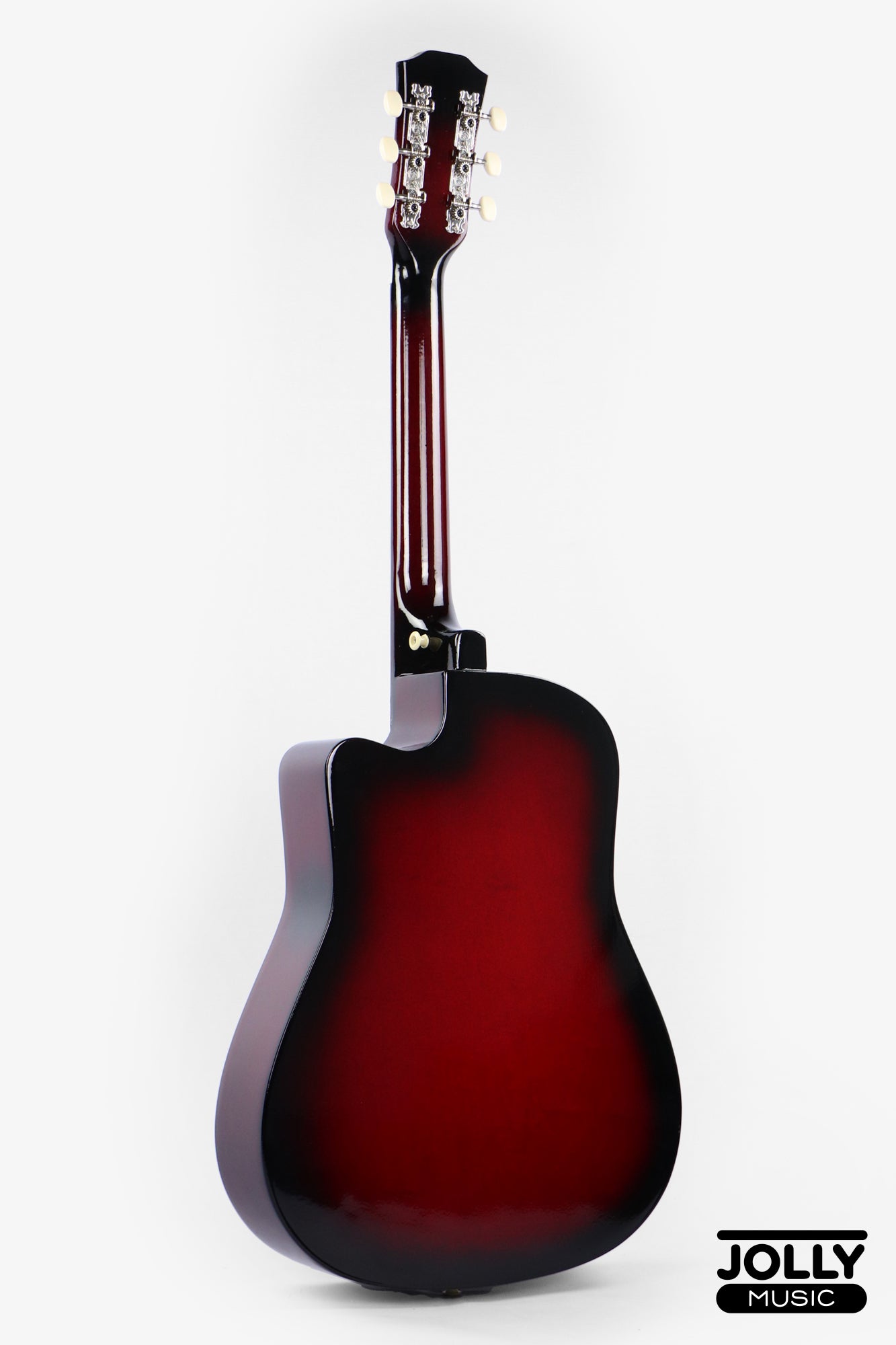 Chard 3850C Acoustic Guitar w/ Truss Rod & Bag - Red Sunburst