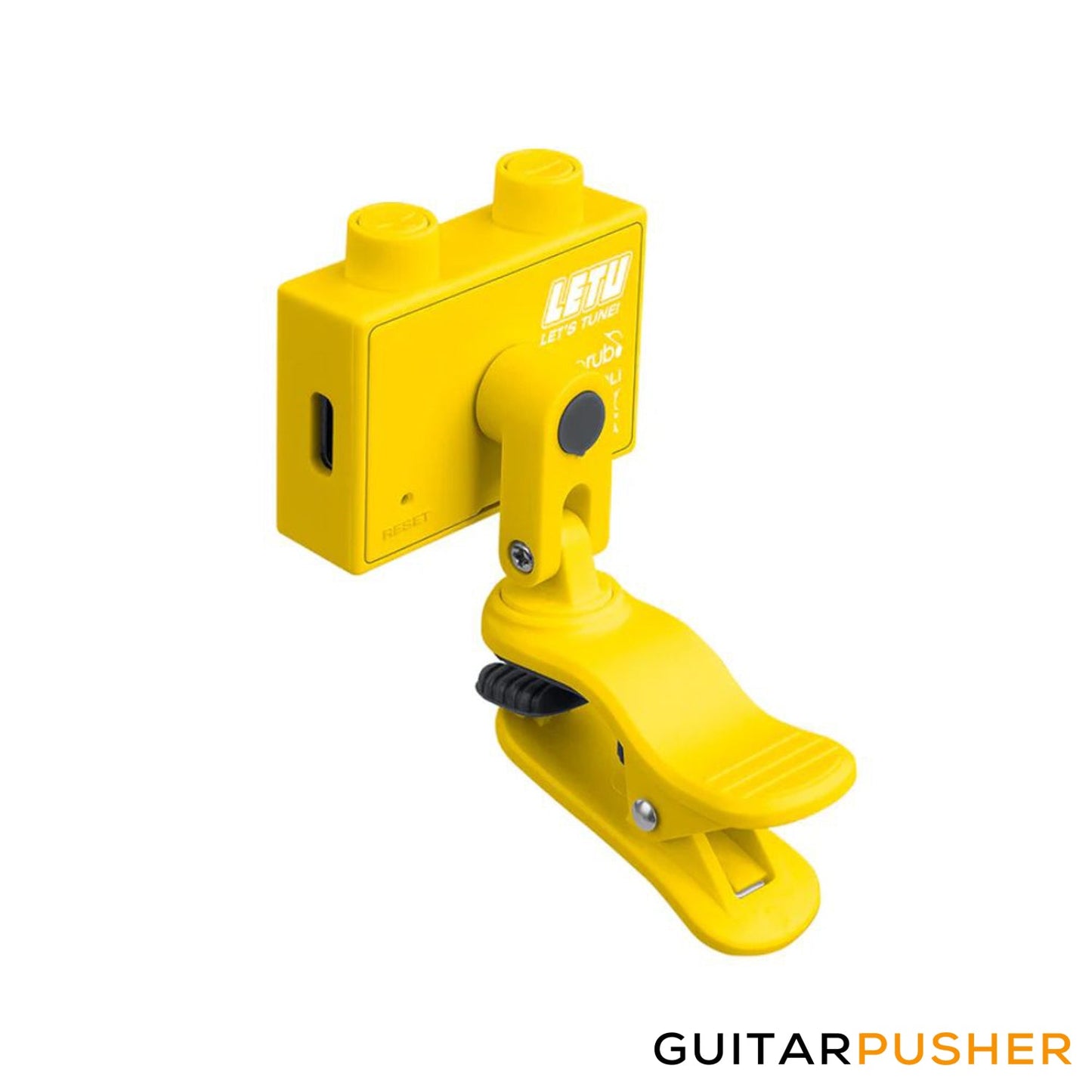 Cherub WST-570Li Rechargeable Clip-On Guitar Tuner w/ Auto-Power Off Feature - Yellow