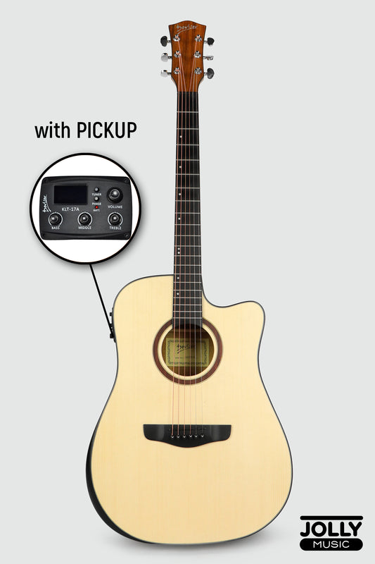 Deviser LS-570 EQ Dreadnought Acoustic-Electric Guitar