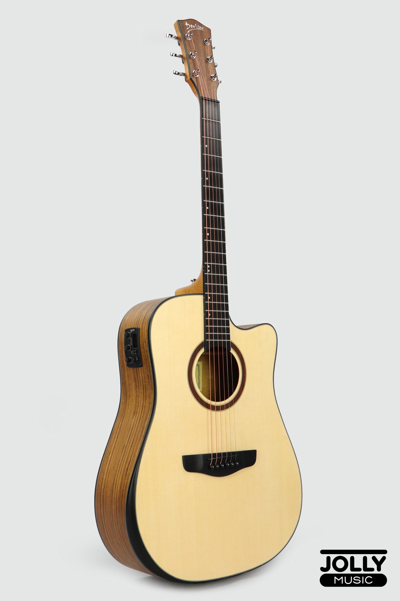 Deviser LS-570 EQ Dreadnought Acoustic-Electric Guitar