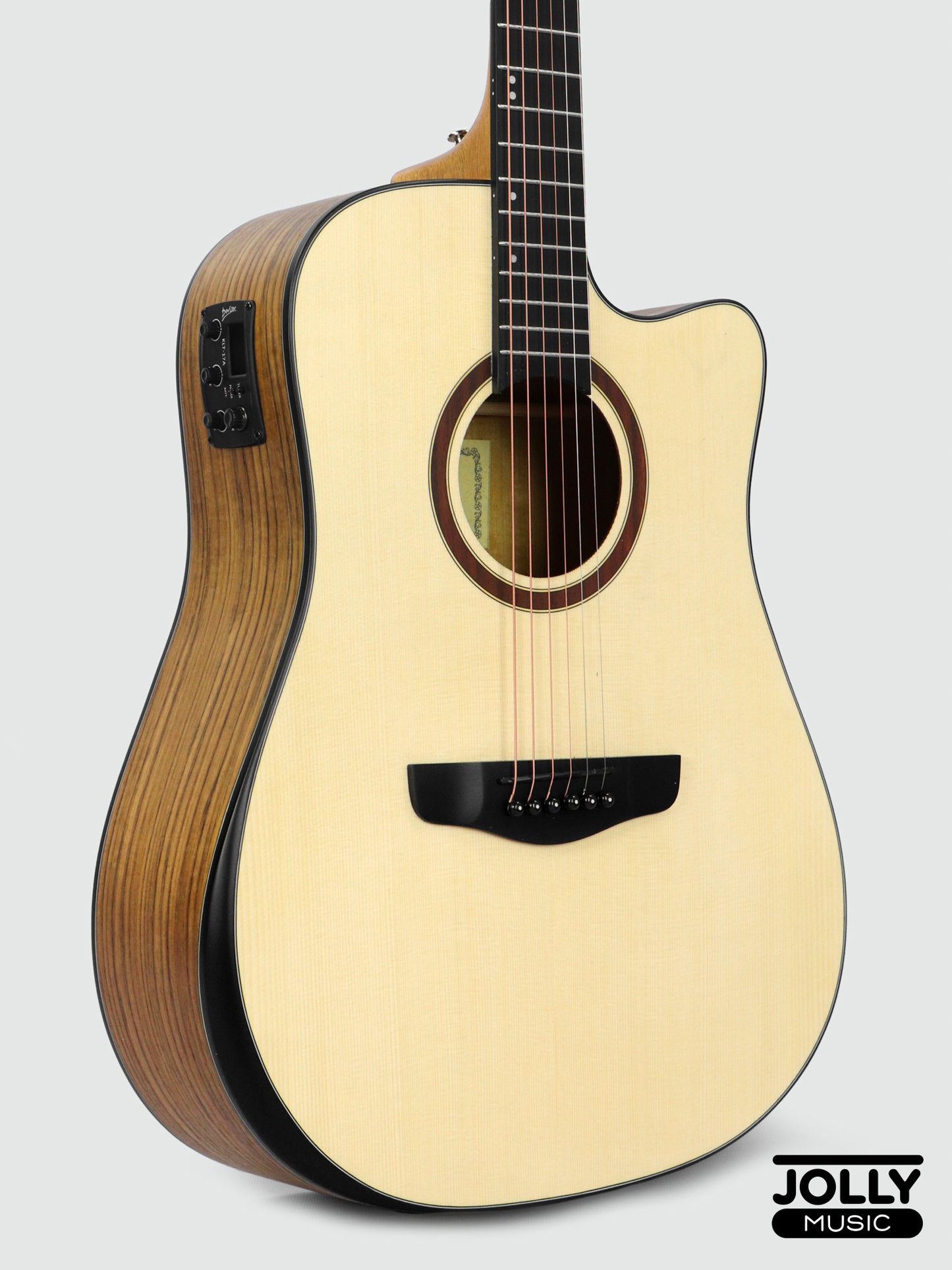 Deviser LS-570 EQ Dreadnought Acoustic-Electric Guitar