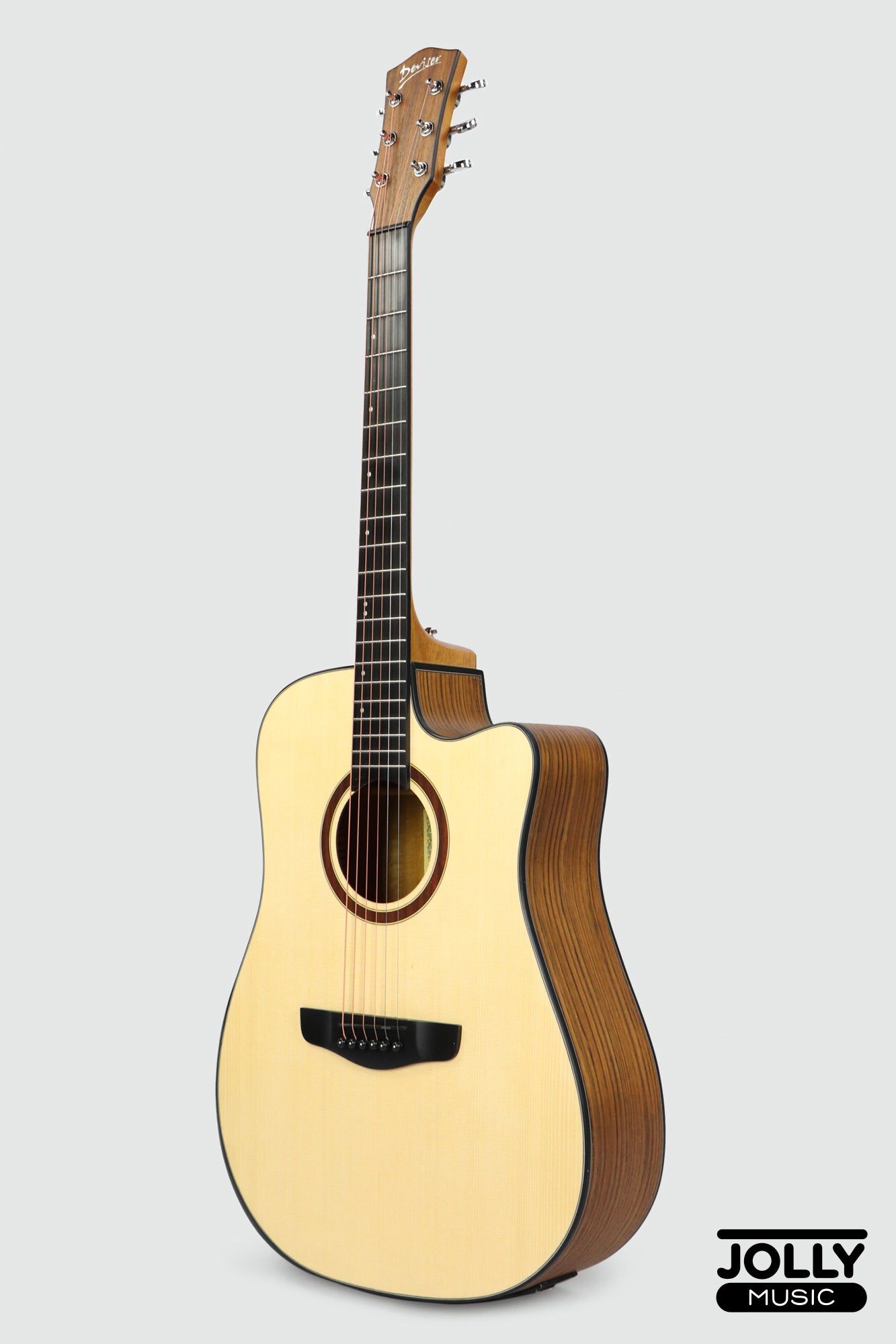 Deviser LS-570 EQ Dreadnought Acoustic-Electric Guitar