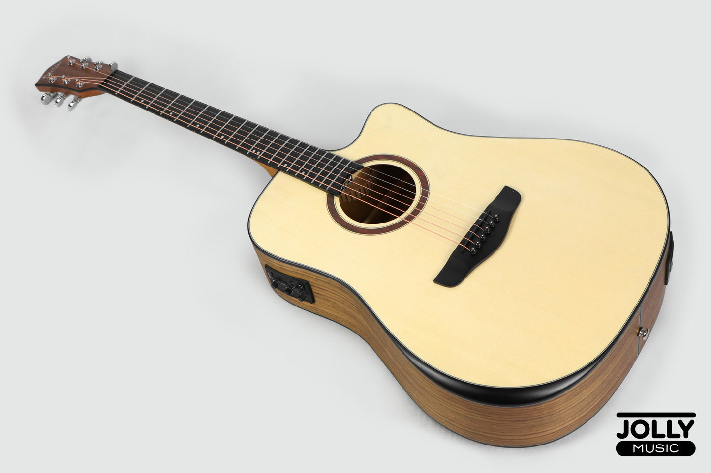 Deviser LS-570 EQ Dreadnought Acoustic-Electric Guitar