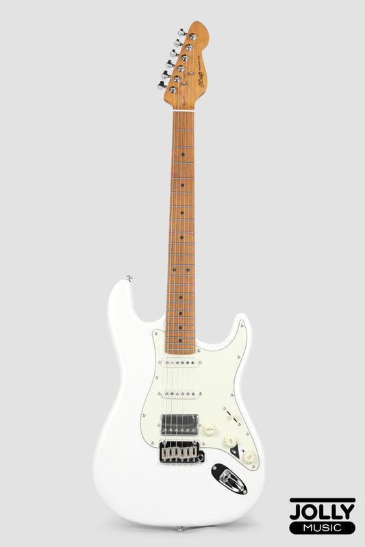 JCraft S-3HC PRO Modern HSS Electric Guitar - Pearl White Metallic