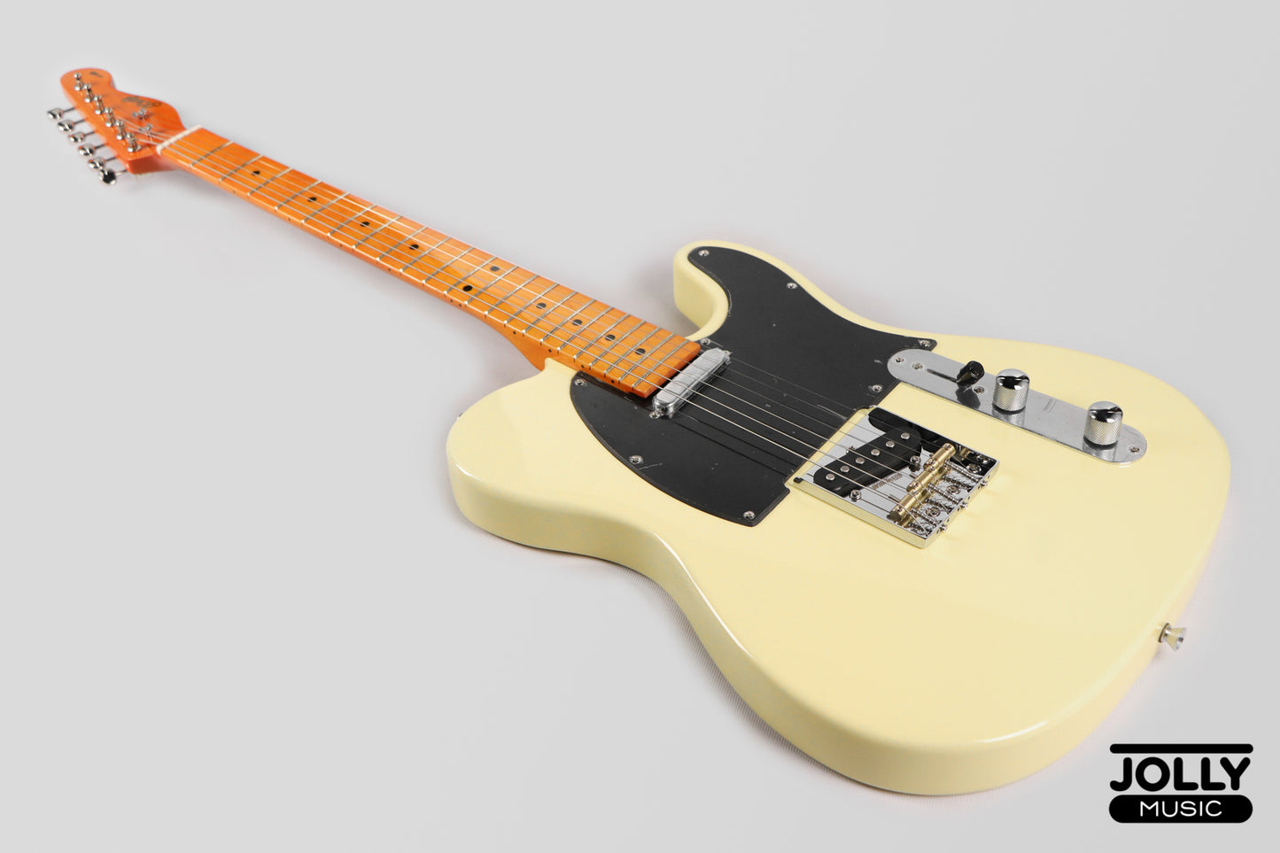 JCraft Vintage Series T-3VM 2023 Maple Fingerboard T-Style - Vintage White