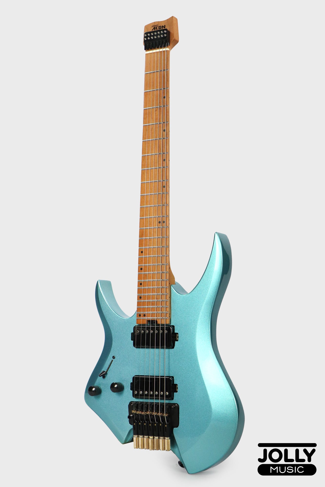 JCraft Aeon Headless 7-Str Trem LEFT HAND HT7-3 LH - Lake Placid Blue