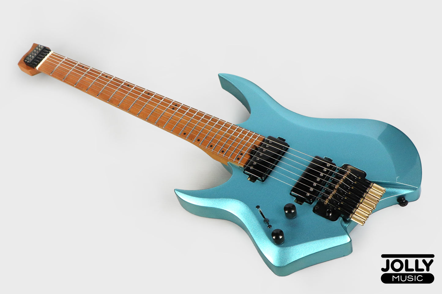 JCraft Aeon Headless 7-Str Trem LEFT HAND HT7-3 LH - Lake Placid Blue