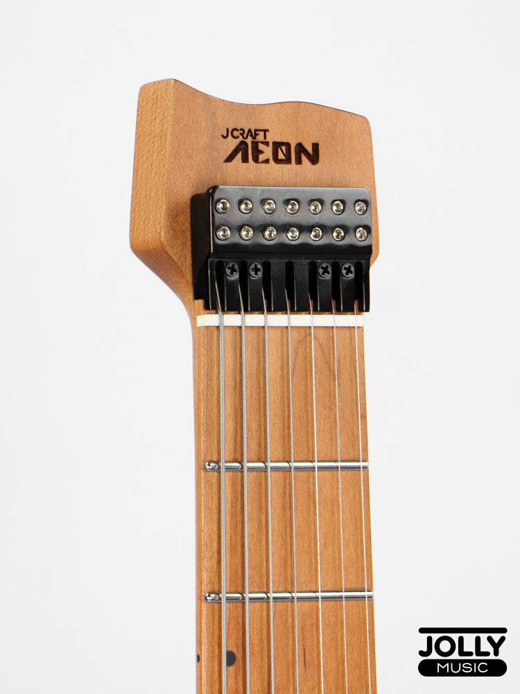 JCraft Aeon Headless 7-Str Trem Electric Guitar HT7-3 - Lake Placid Blue