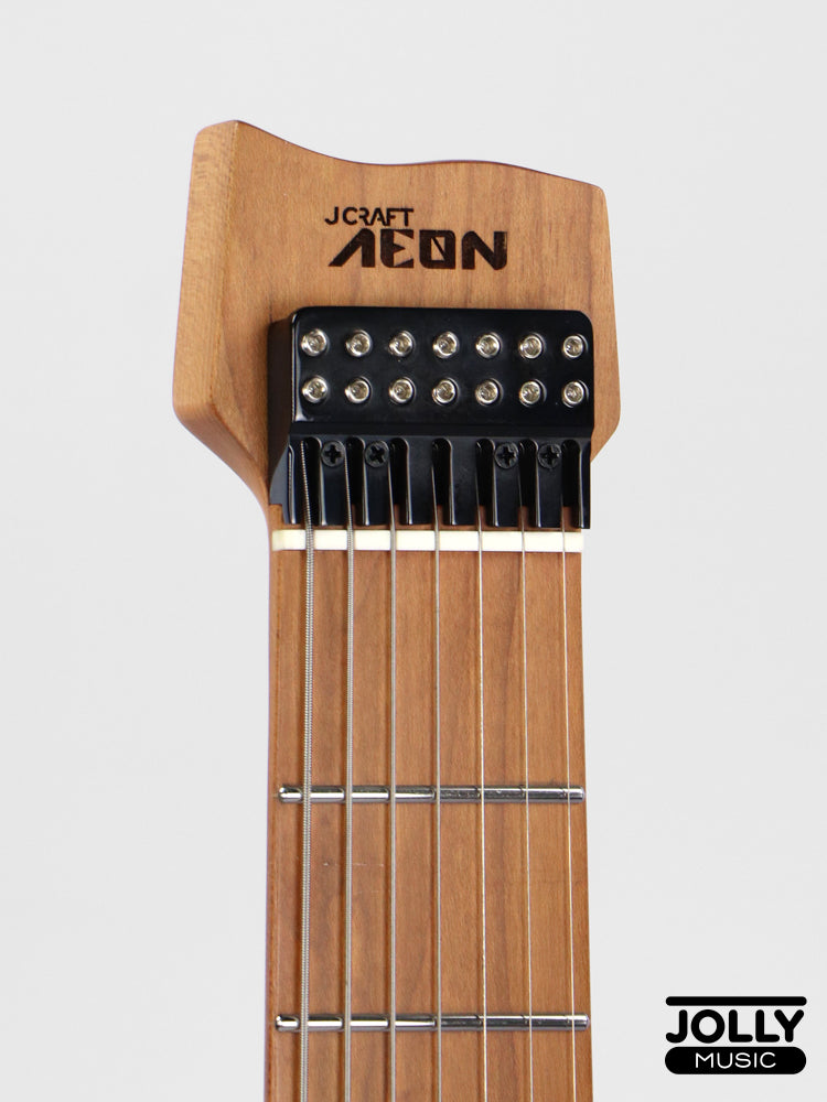 JCraft Aeon Headless 7-Str Trem Electric Guitar HT7-3 - Pearl White Metallic