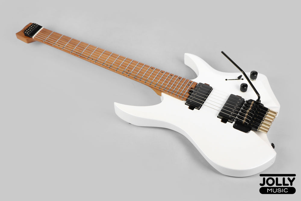 JCraft Aeon Headless 7-Str Trem Electric Guitar HT7-3 - Pearl White Metallic