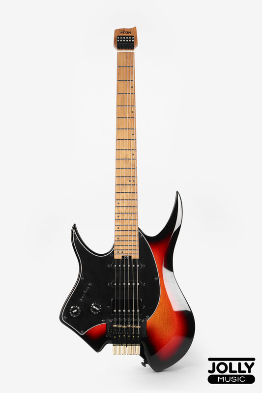 JCraft Aeon Headless Fusion HSS LEFT HAND HTP-3 LH - Sunburst