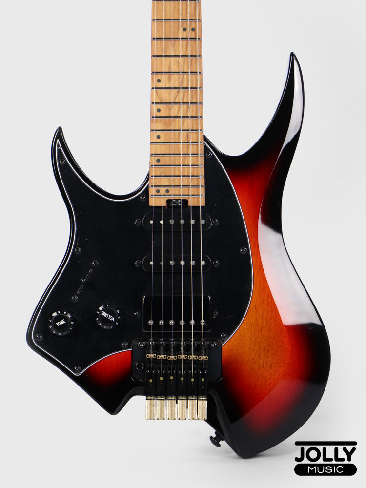 JCraft Aeon Headless Fusion HSS LEFT HAND HTP-3 LH - Sunburst
