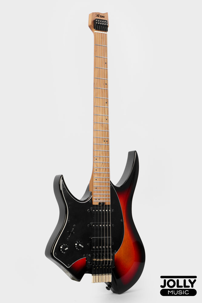 JCraft Aeon Headless Fusion HSS LEFT HAND HTP-3 LH - Sunburst