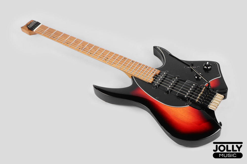 JCraft Aeon Headless Fusion HSS Electric Guitar HTP-3 - Sunburst