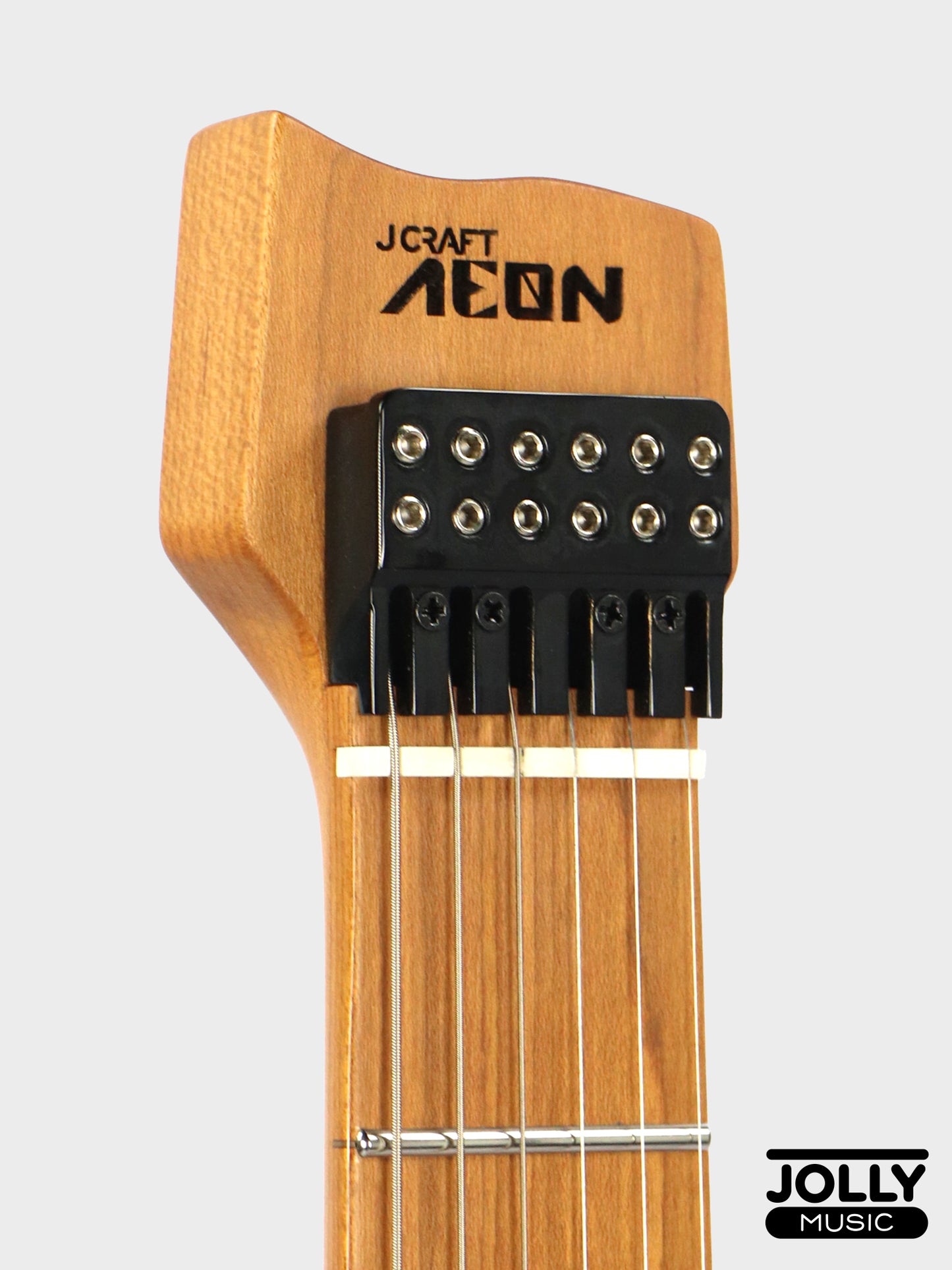 JCraft Aeon Headless Fusion HSS Electric Guitar HTP-3 - Black Gold