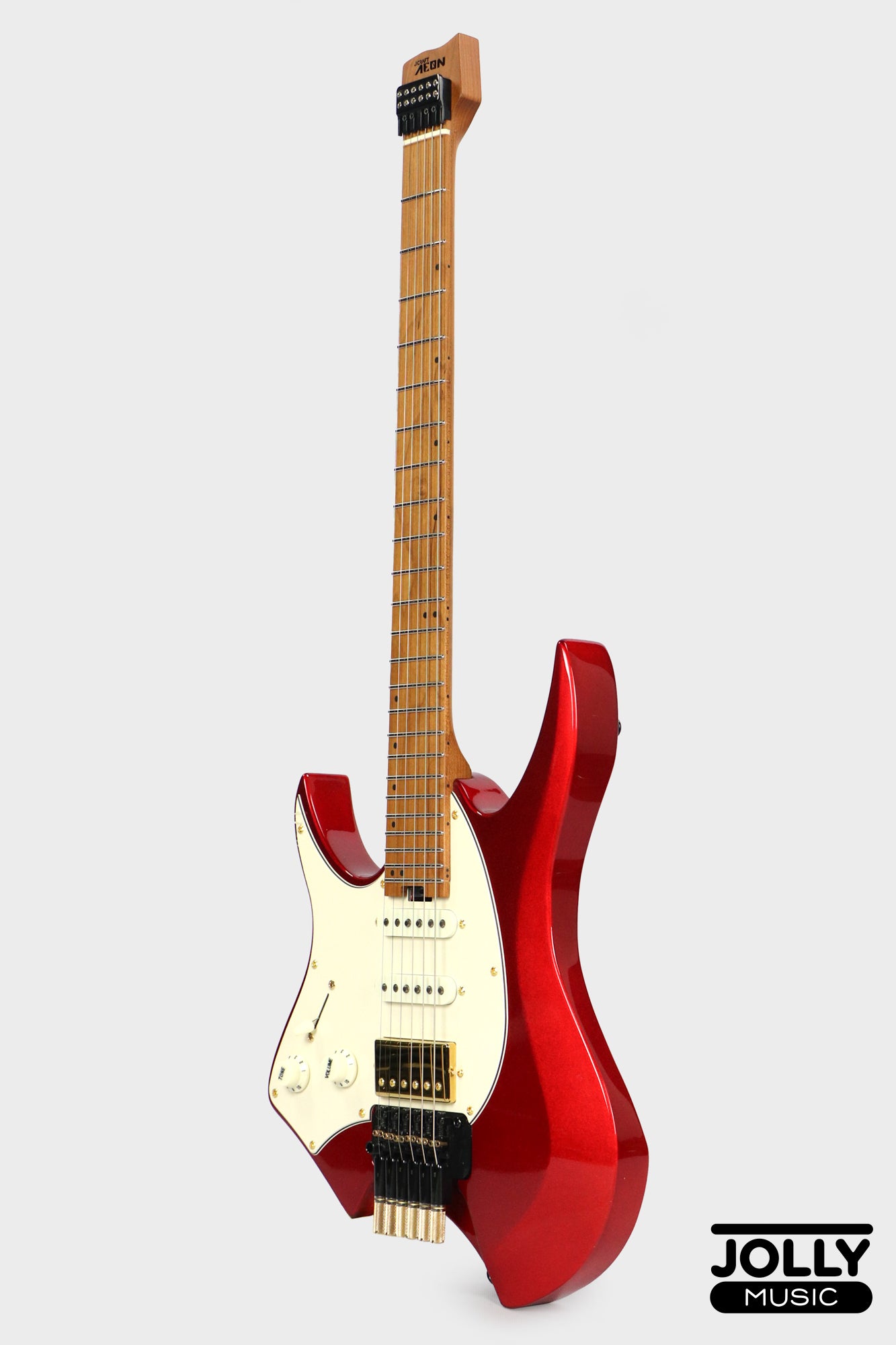 JCraft Aeon Headless Fusion HSS LEFT HAND HTP-3 LH - Metallic Red
