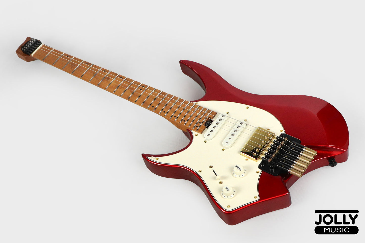 JCraft Aeon Headless Fusion HSS LEFT HAND HTP-3 LH - Metallic Red
